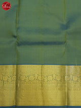 Green And Blue- Kanchipuram Silk Saree - Shop on ShrusEternity.com