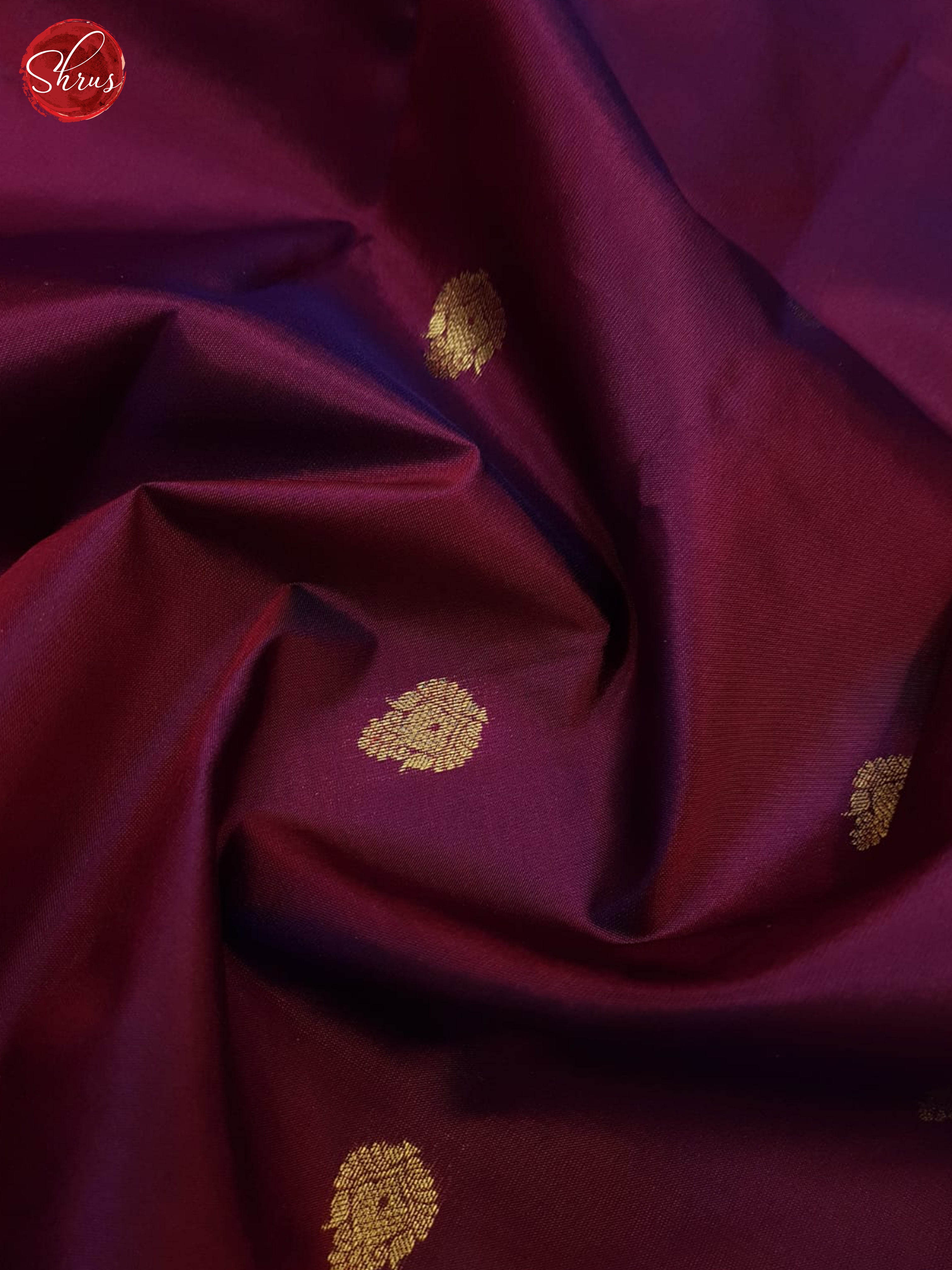 Wine And Pink- Kanchipuram SIlk Saree - Shop on ShrusEternity.com