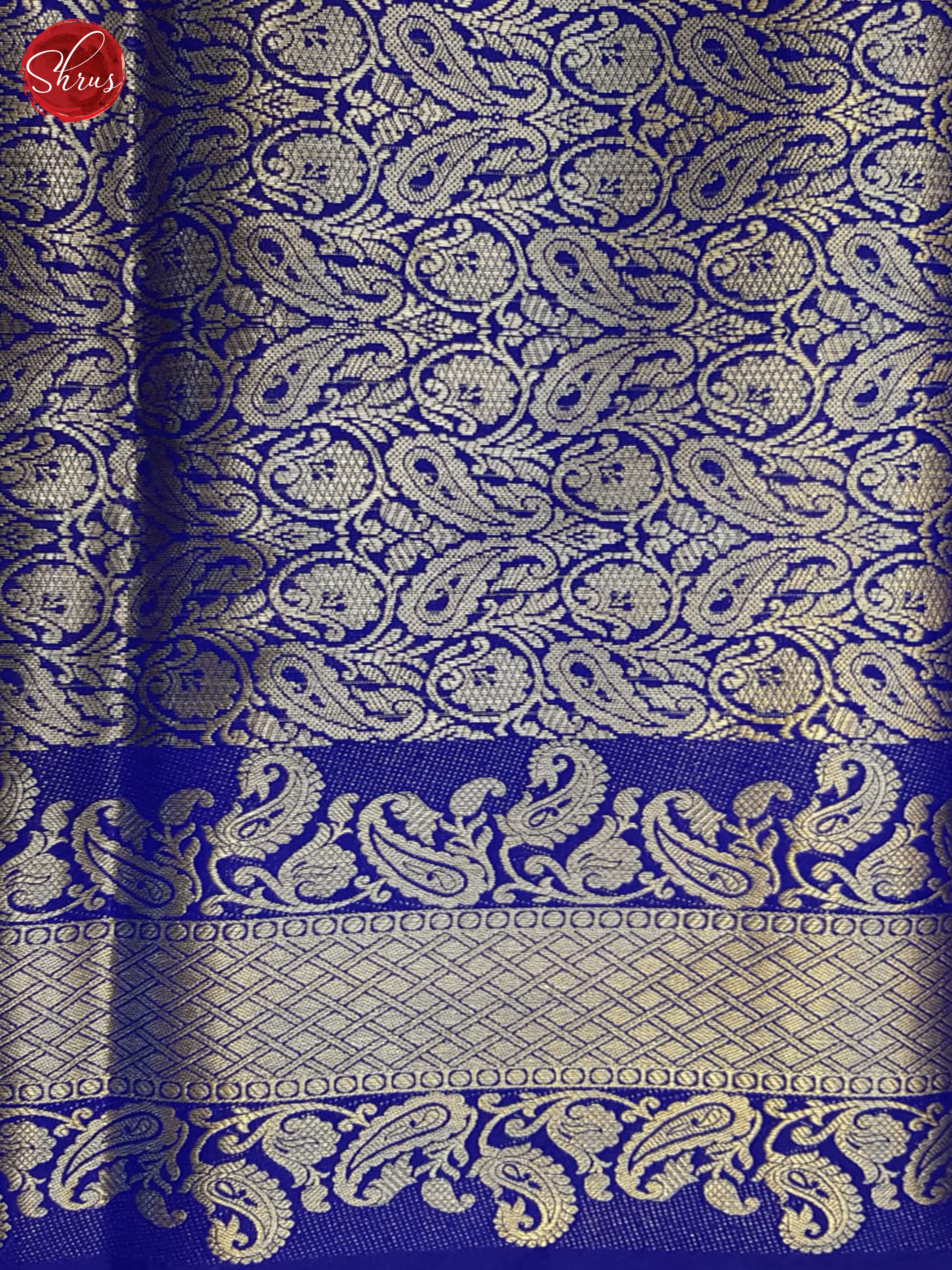 Blue(Single Tone)- Semi Dupion saree - Shop on ShrusEternity.com