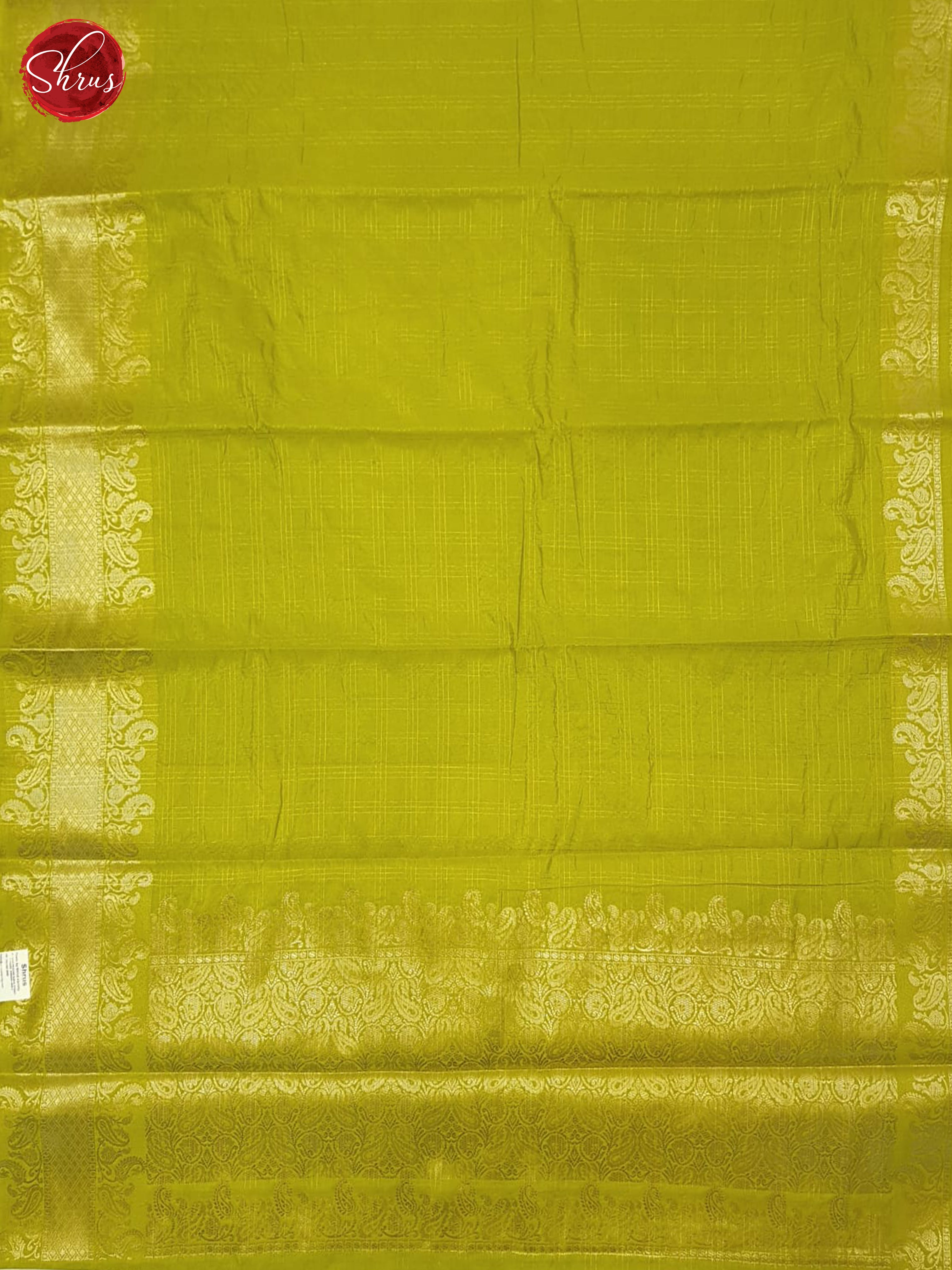 Mathulir Green(Single Tone)- Semi Dupion Saree - Shop on ShrusEternity.com