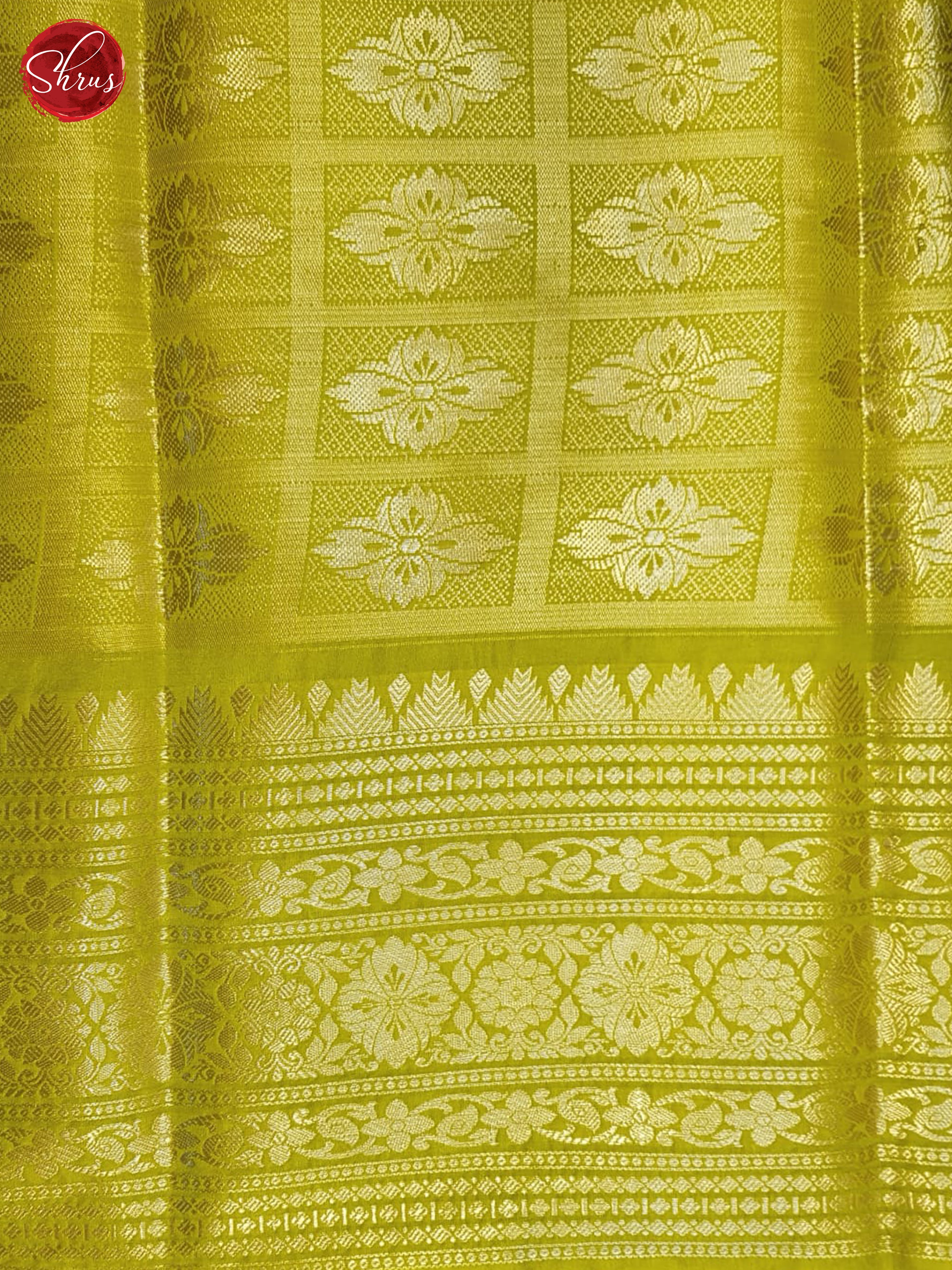 Green(Single tone)-  Semi Dupion Saree - Shop on ShrusEternity.com