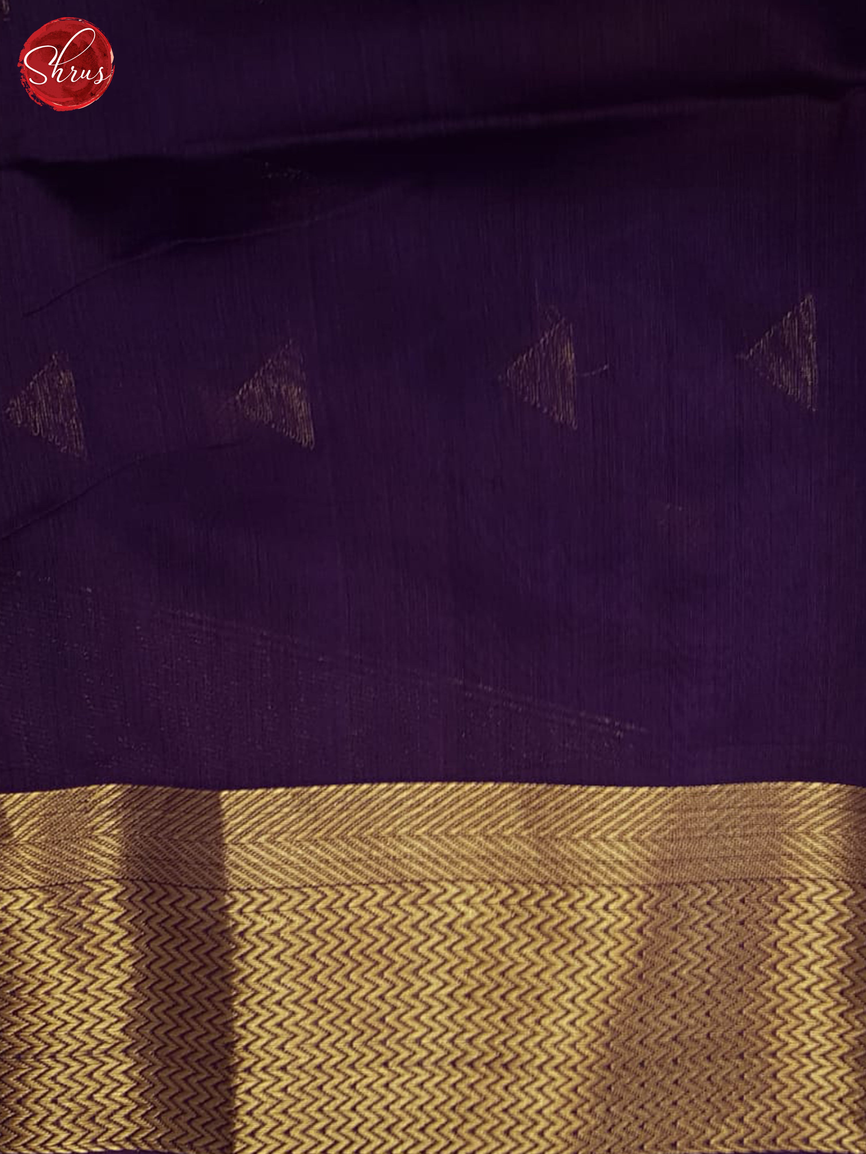 Blue And Vadamalli- Maheshwari Silk Cotton Saree - Shop on ShrusEternity.com