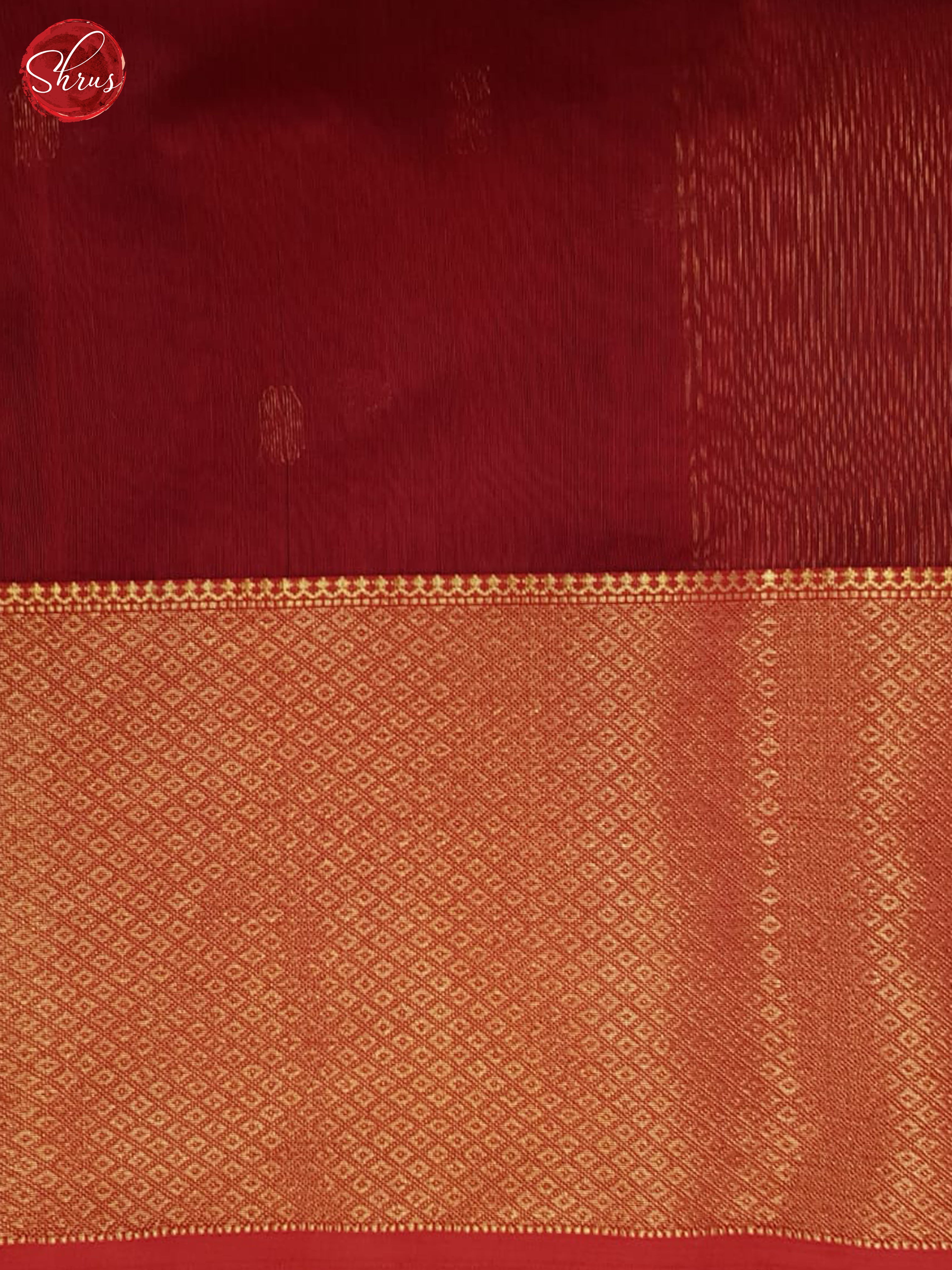 Black & Red - Maheshwari Silk Cotton saree - Shop on ShrusEternity.com