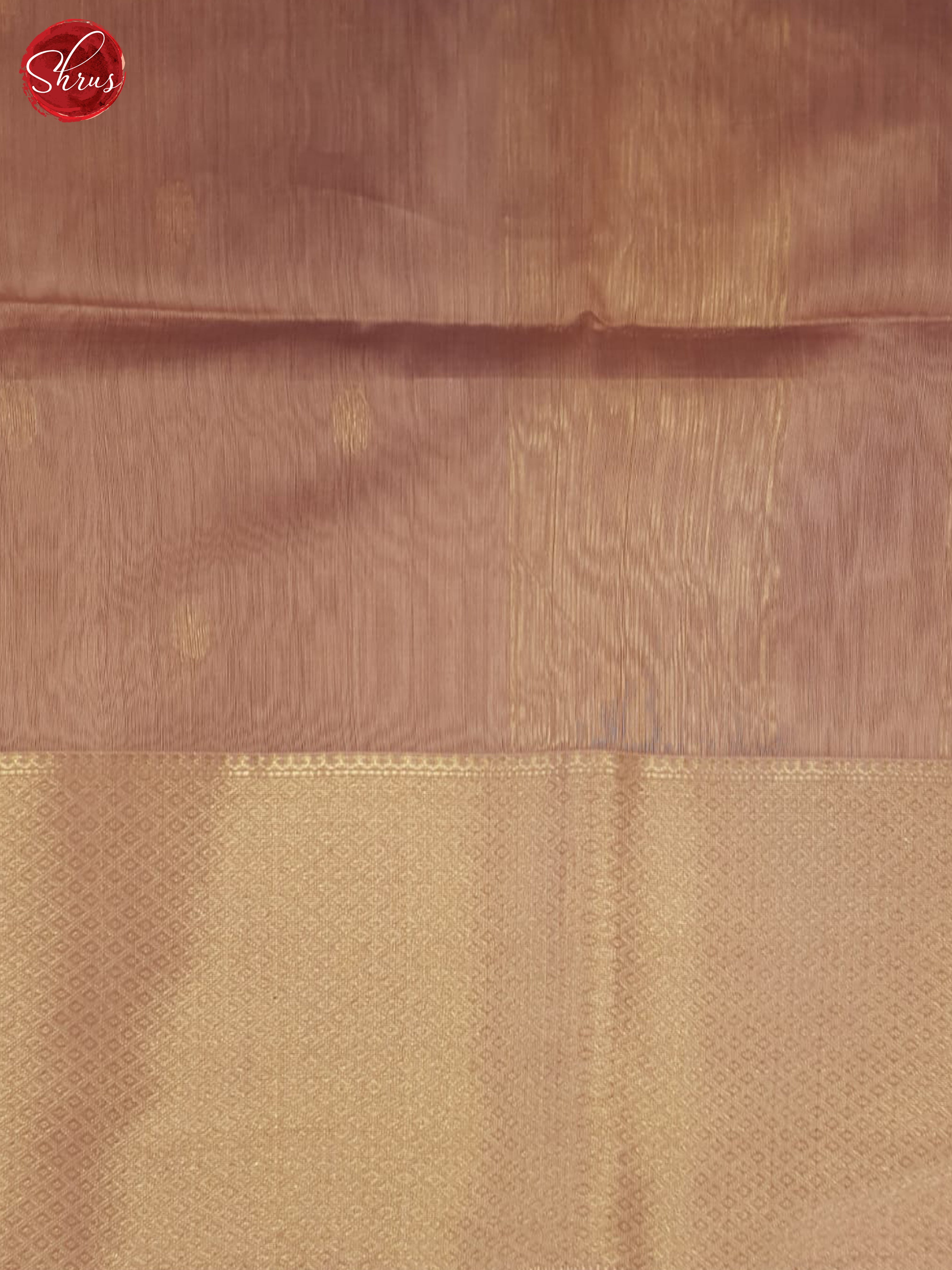 Dusty Onion Pink(Single Tone)- Maheshwari Silk Cotton Saree - Shop on ShrusEternity.com