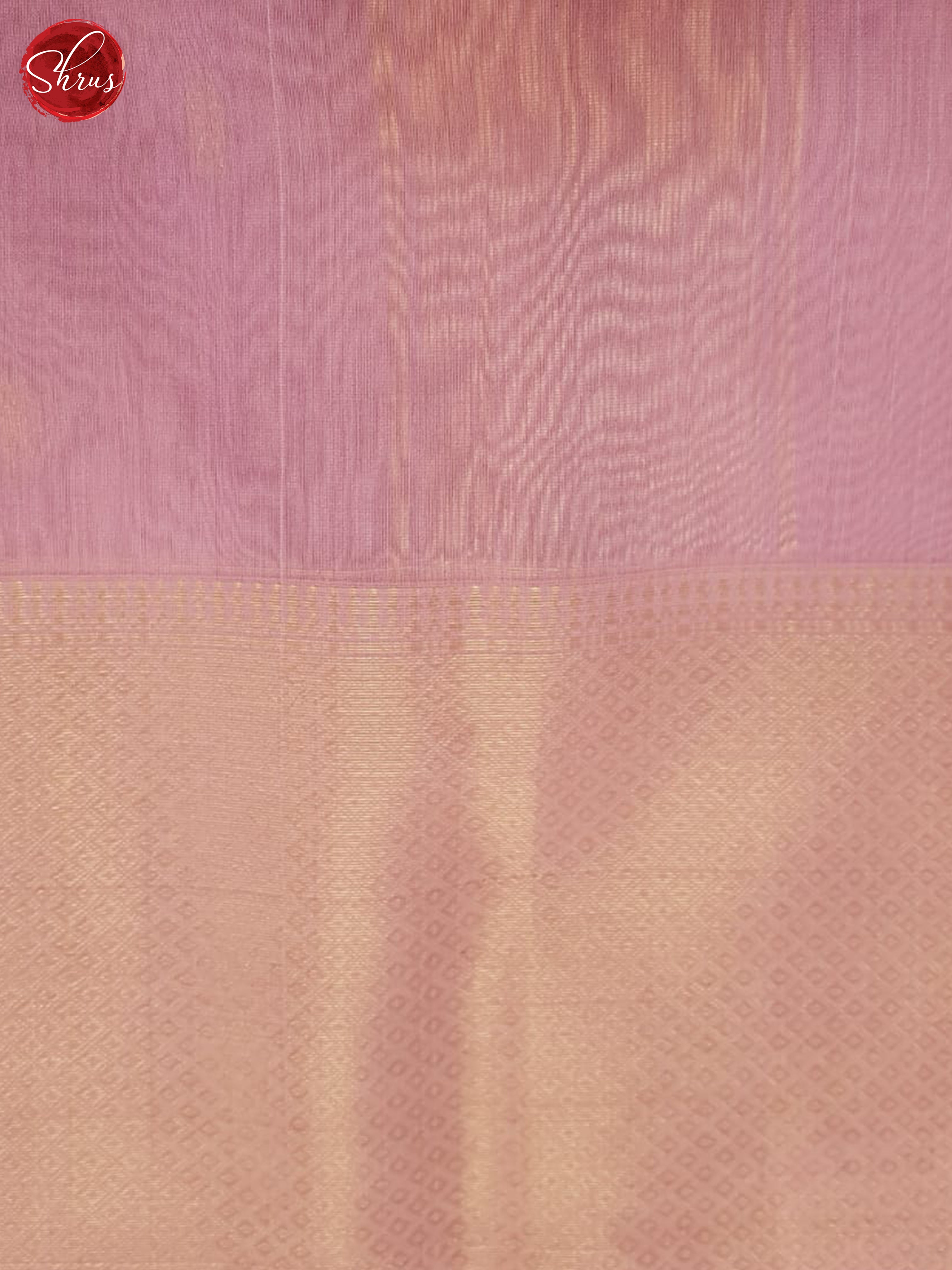 Dusty Pink(Single tone)- Maheshwari Silk Cotton Saree - Shop on ShrusEternity.com