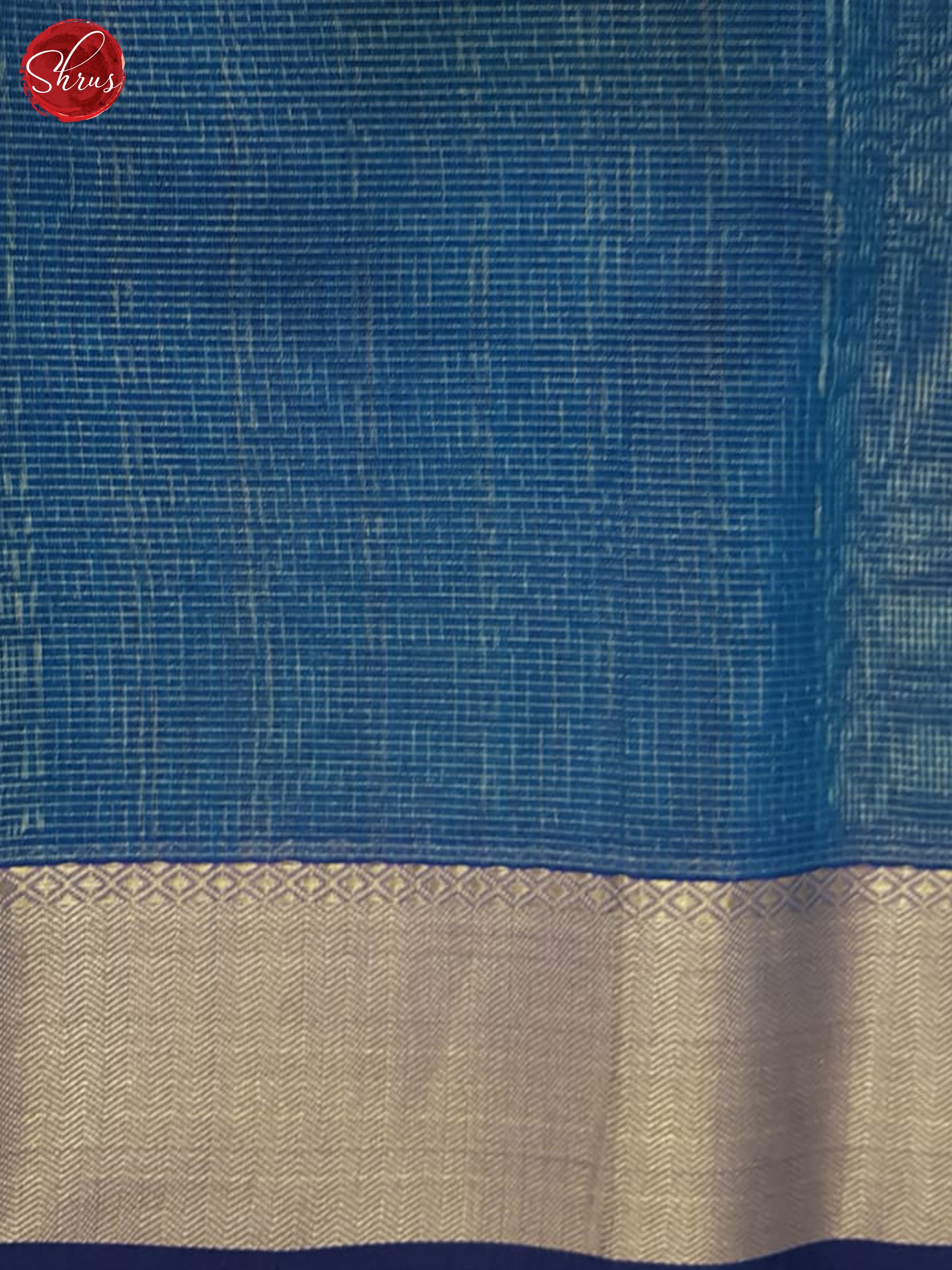 Blue(Single Tone)- Maheshwari silk cotton Saree - Shop on ShrusEternity.com