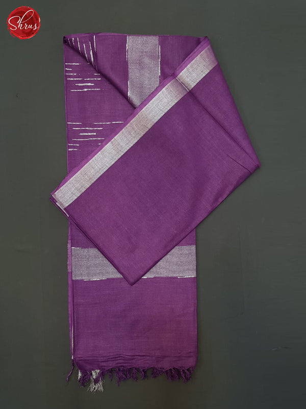 Vadamalli(Single Tone)- Linen Cotton Saree - Shop on ShrusEternity.com