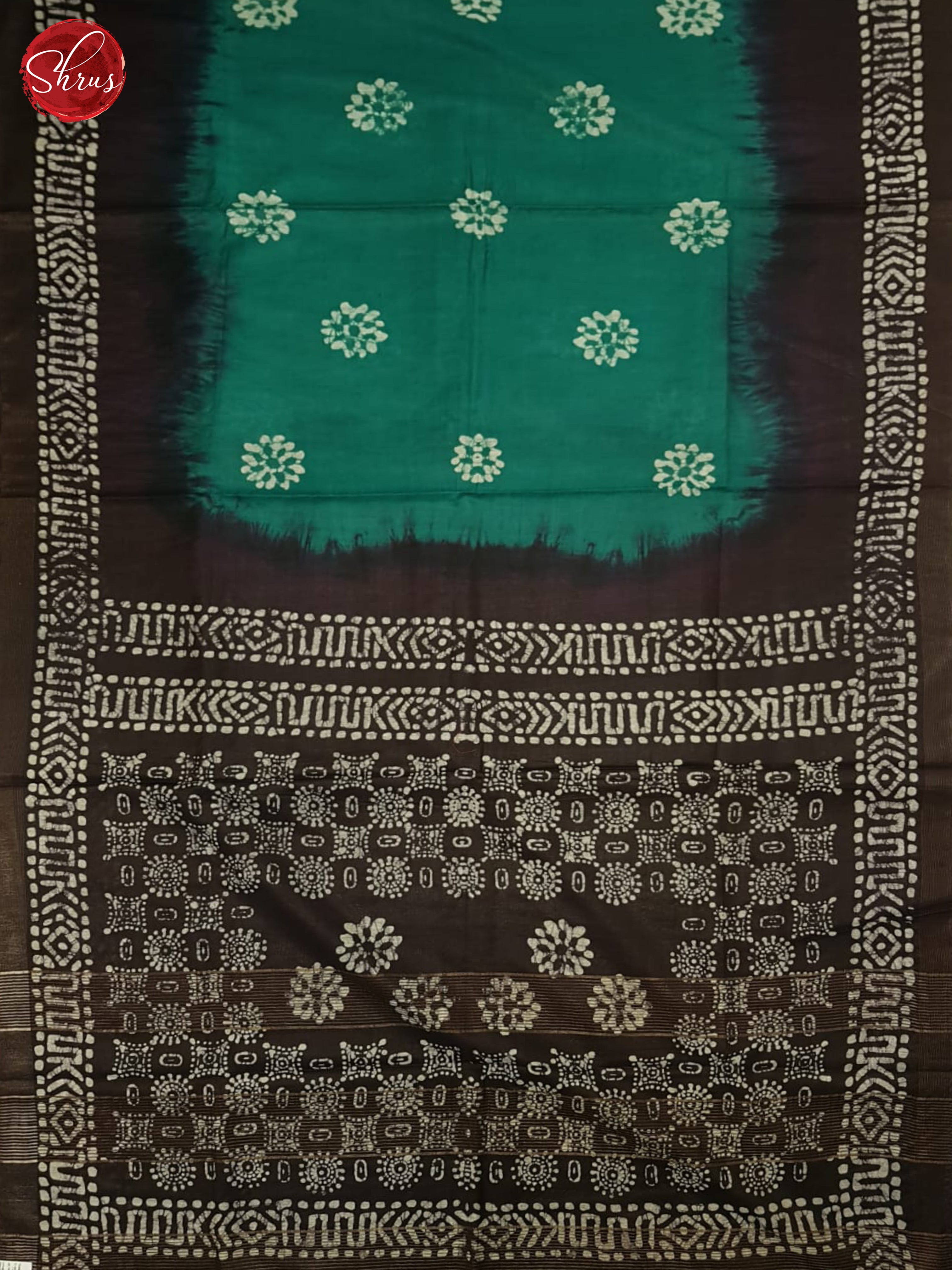 Green And Blue- Bhatik saree - Shop on ShrusEternity.com