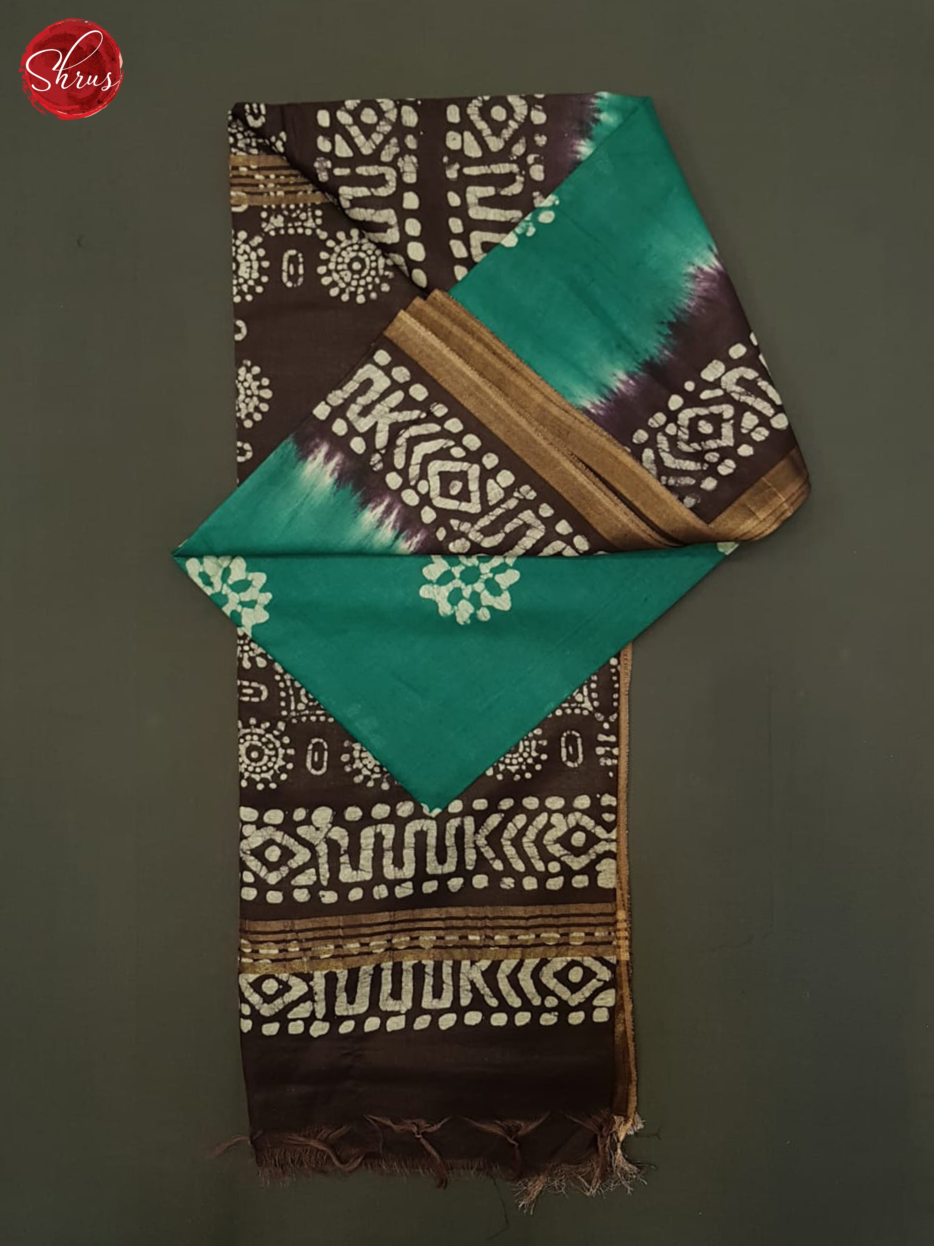 Green And Wine - Bhatik Saree - Shop on ShrusEternity.com