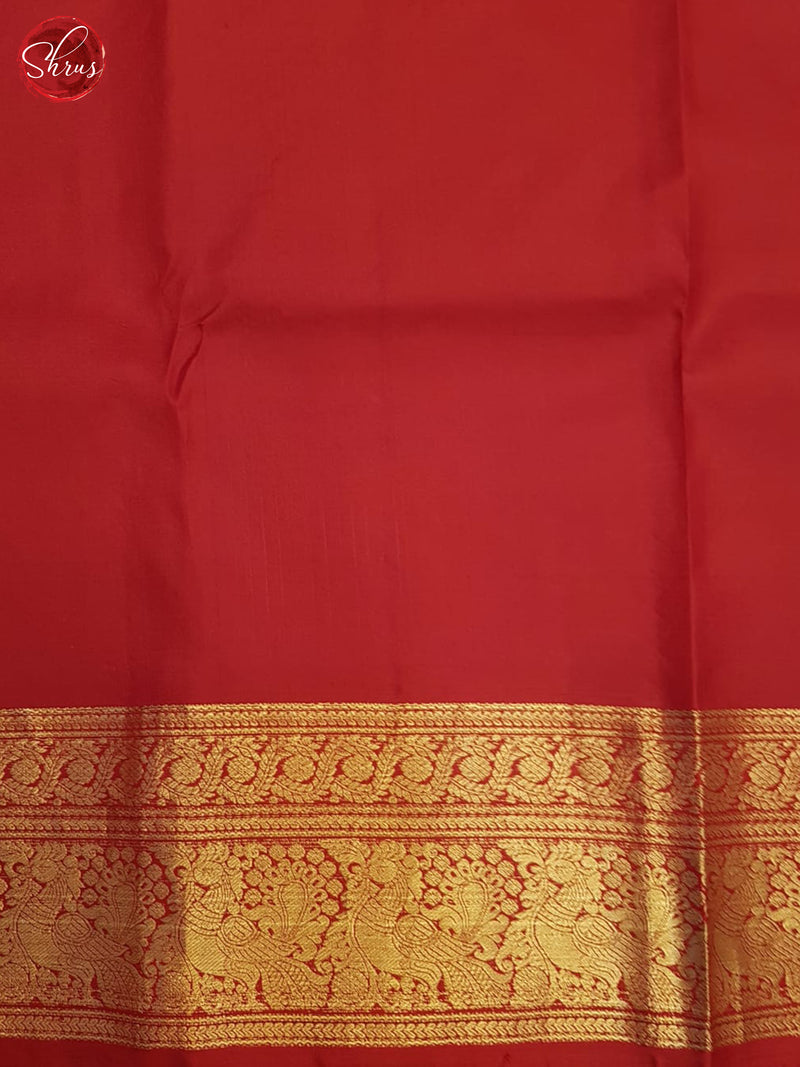 Green and Red  - Kanchipuram Silk Saree - Shop on ShrusEternity.com