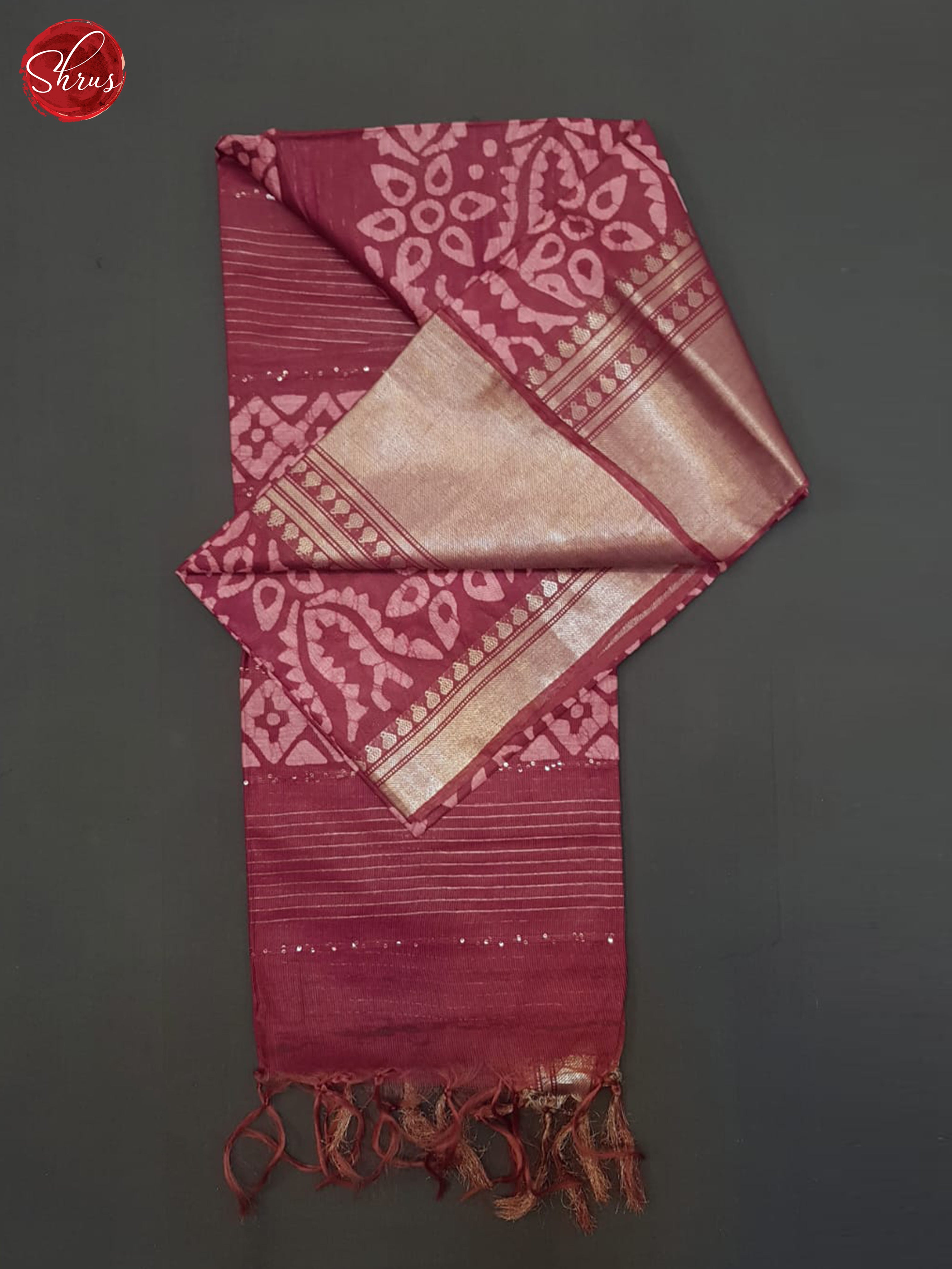 Majenta Pink & Pink - Bhatik Saree - Shop on ShrusEternity.com