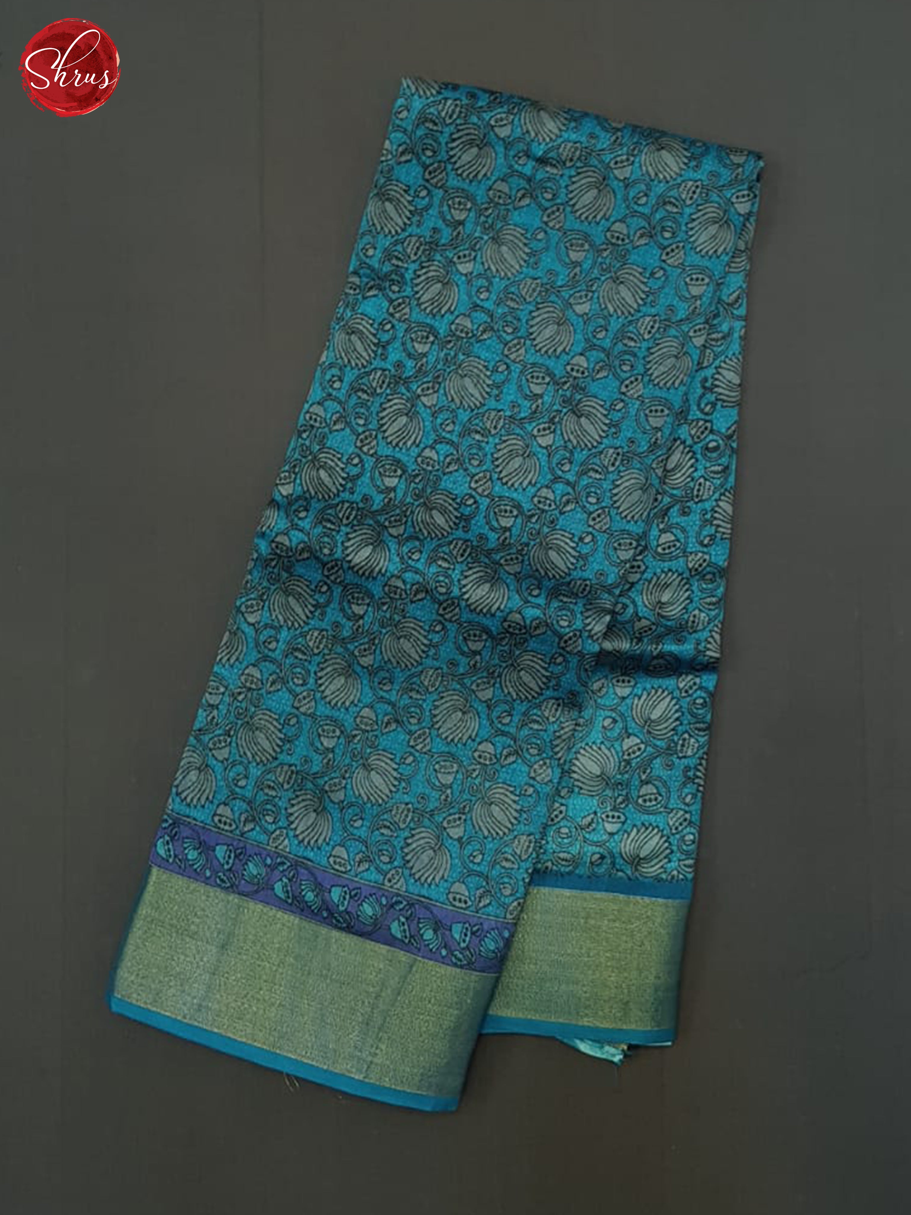 Blue(Single Tone)- Moonga Silk Saree - Shop on ShrusEternity.com