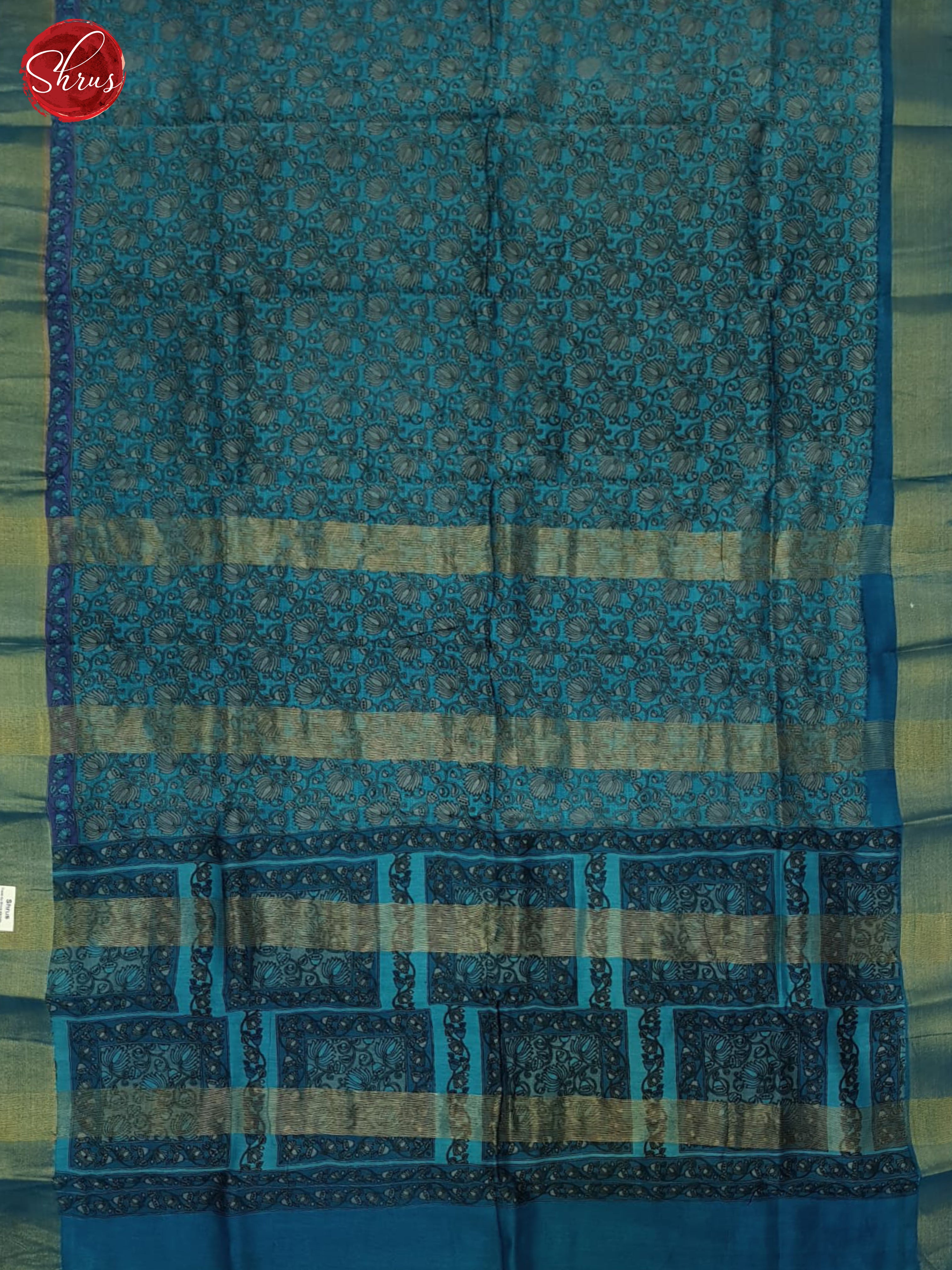 Blue(Single Tone)- Moonga Silk Saree - Shop on ShrusEternity.com