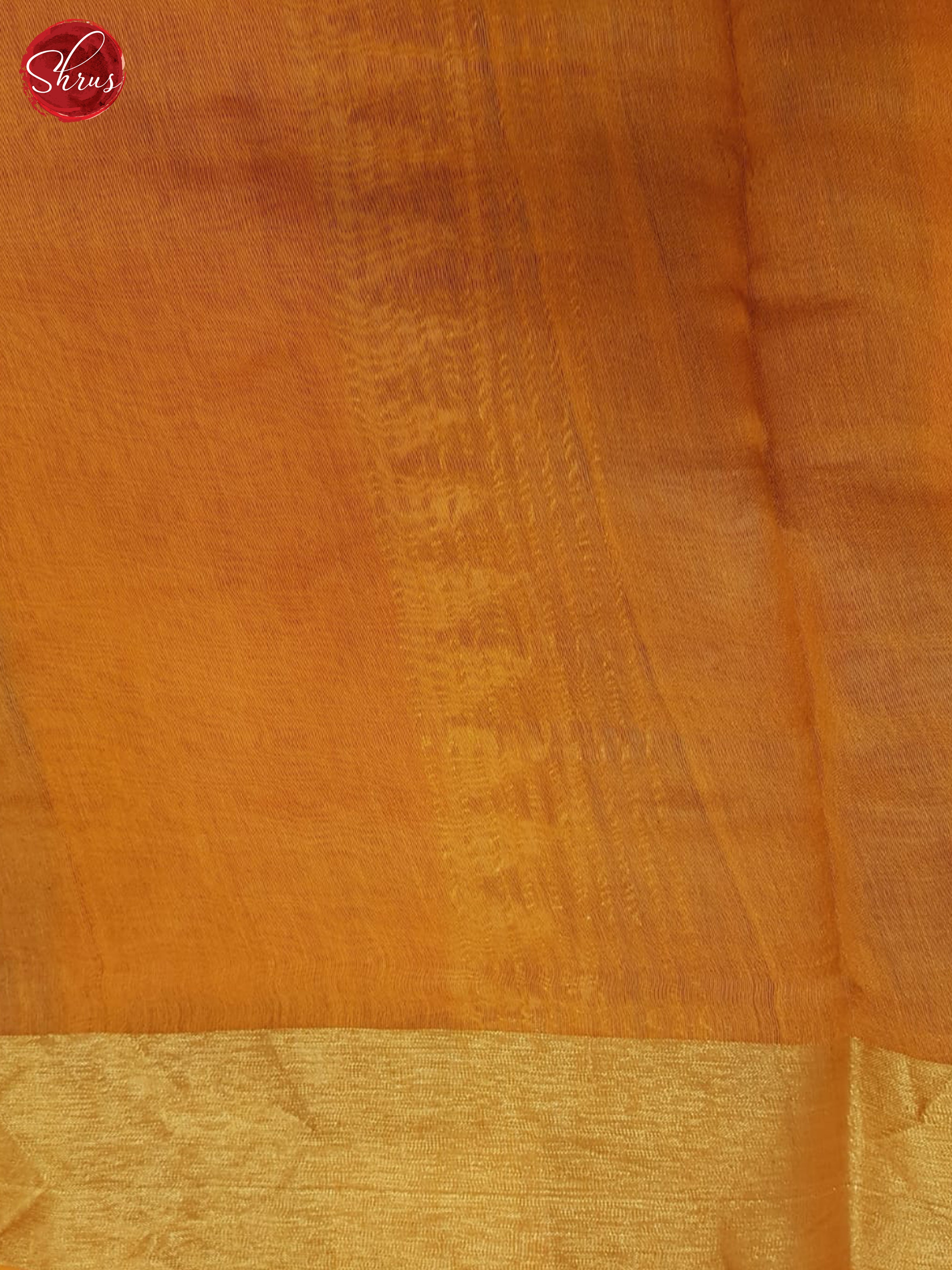 Orange And Blue- Moonga Silk Saree - Shop on ShrusEternity.com