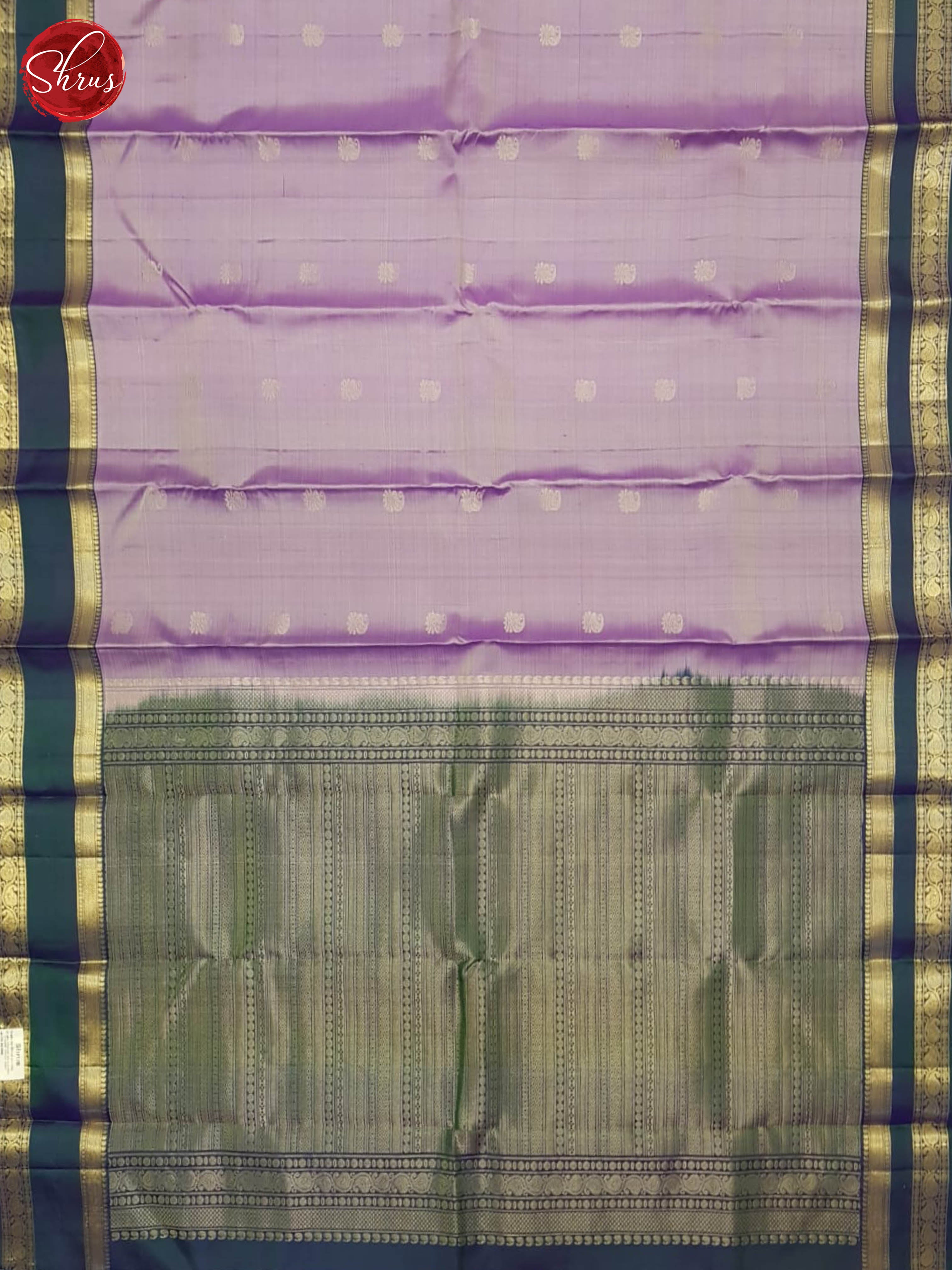 Lavender And Blue- Soft Silk Saree - Shop on ShrusEternity.com