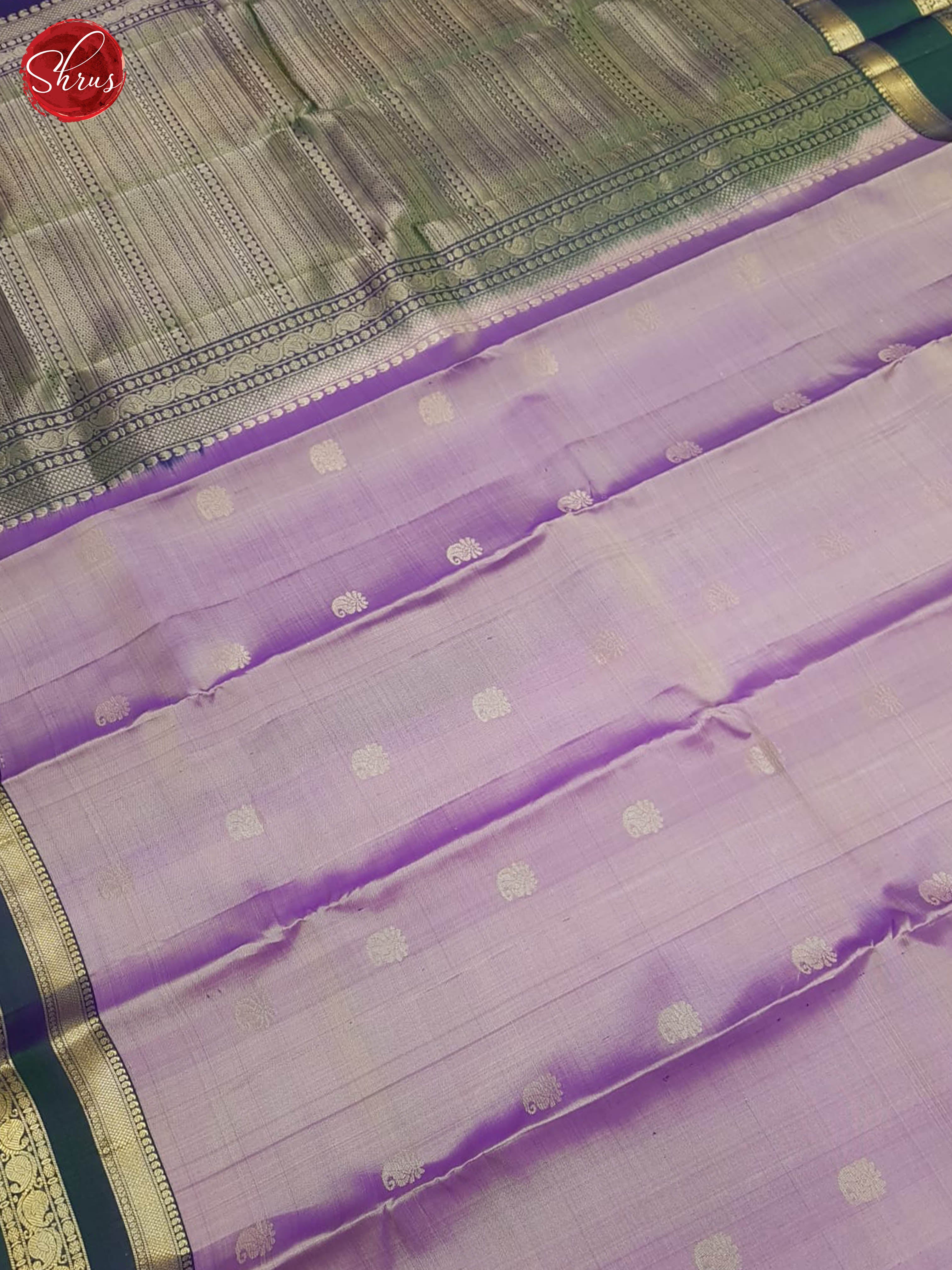 Lavender And Blue- Soft Silk Saree - Shop on ShrusEternity.com