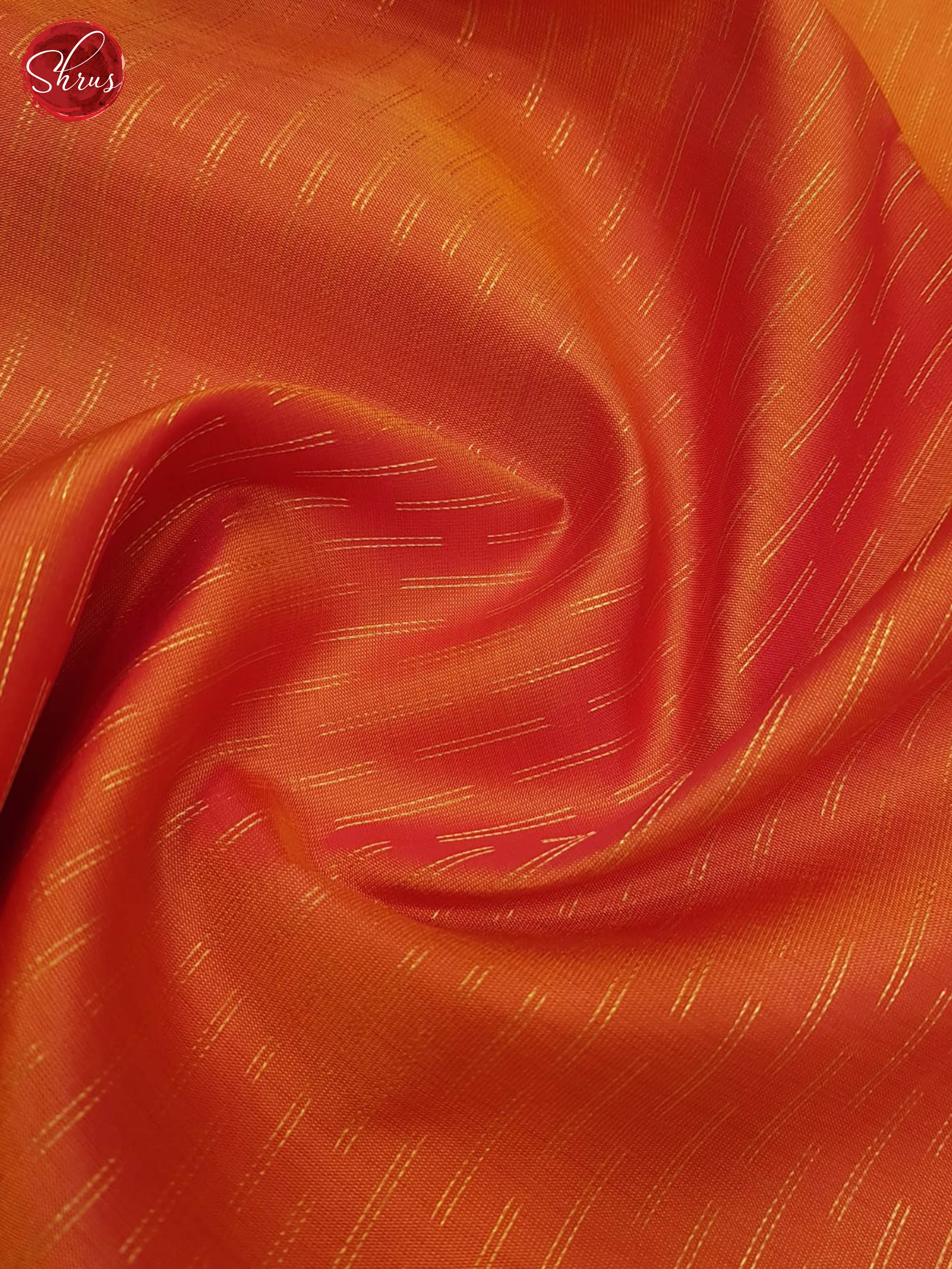 Orange And Wine-Soft Silk Saree - Shop on ShrusEternity.com