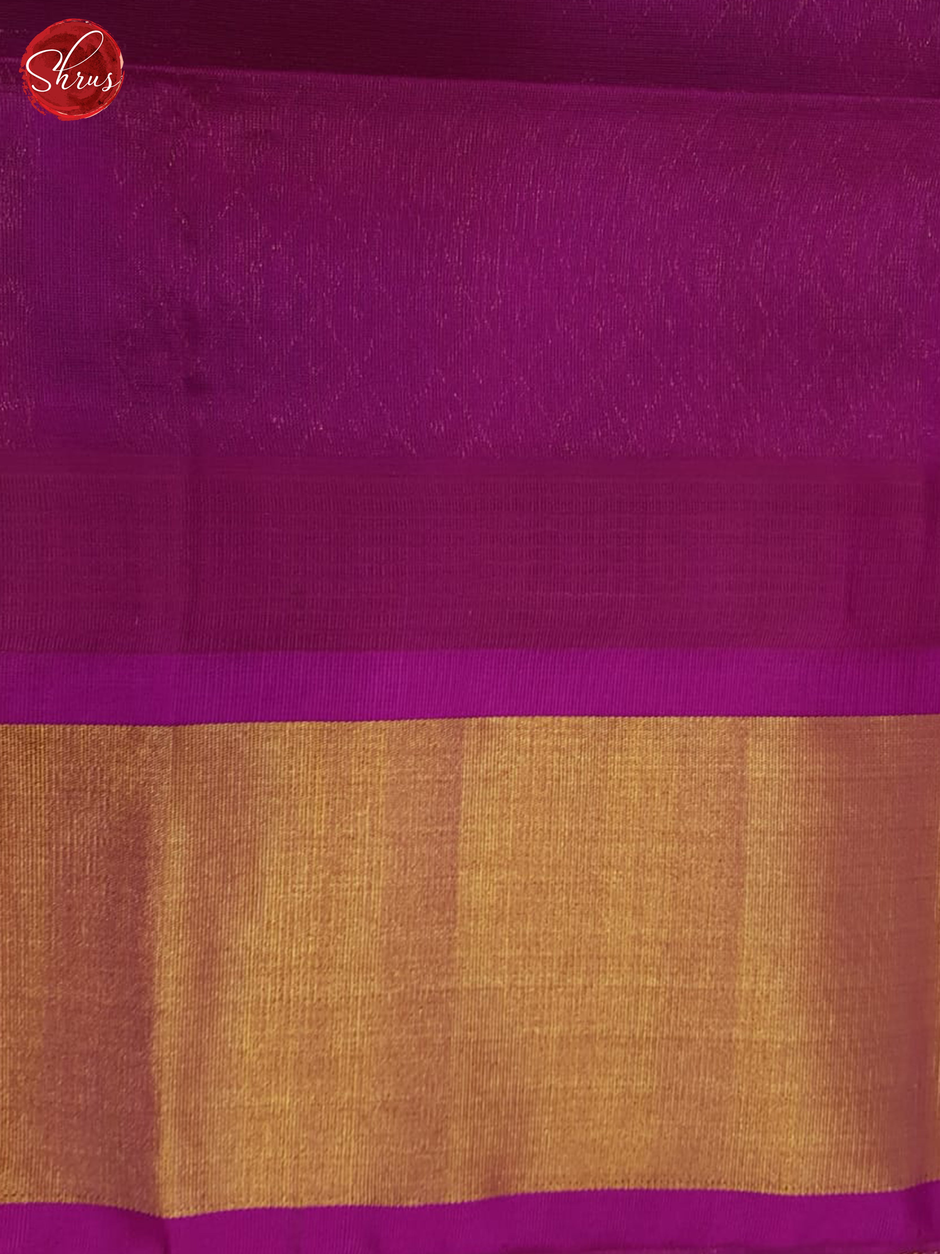 Green And Pink- Silk Cotton Saree - Shop on ShrusEternity.com