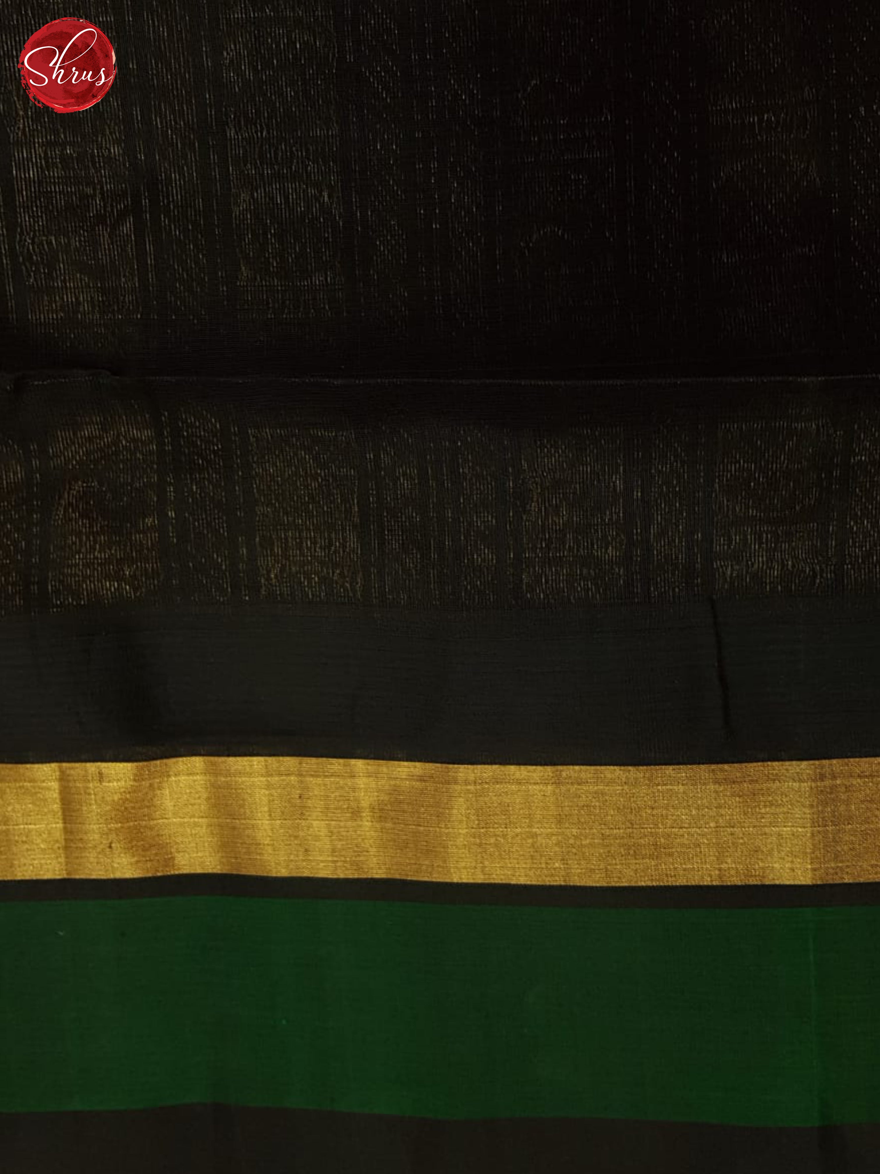 Yellow And Black- Silk Cotton Saree - Shop on ShrusEternity.com