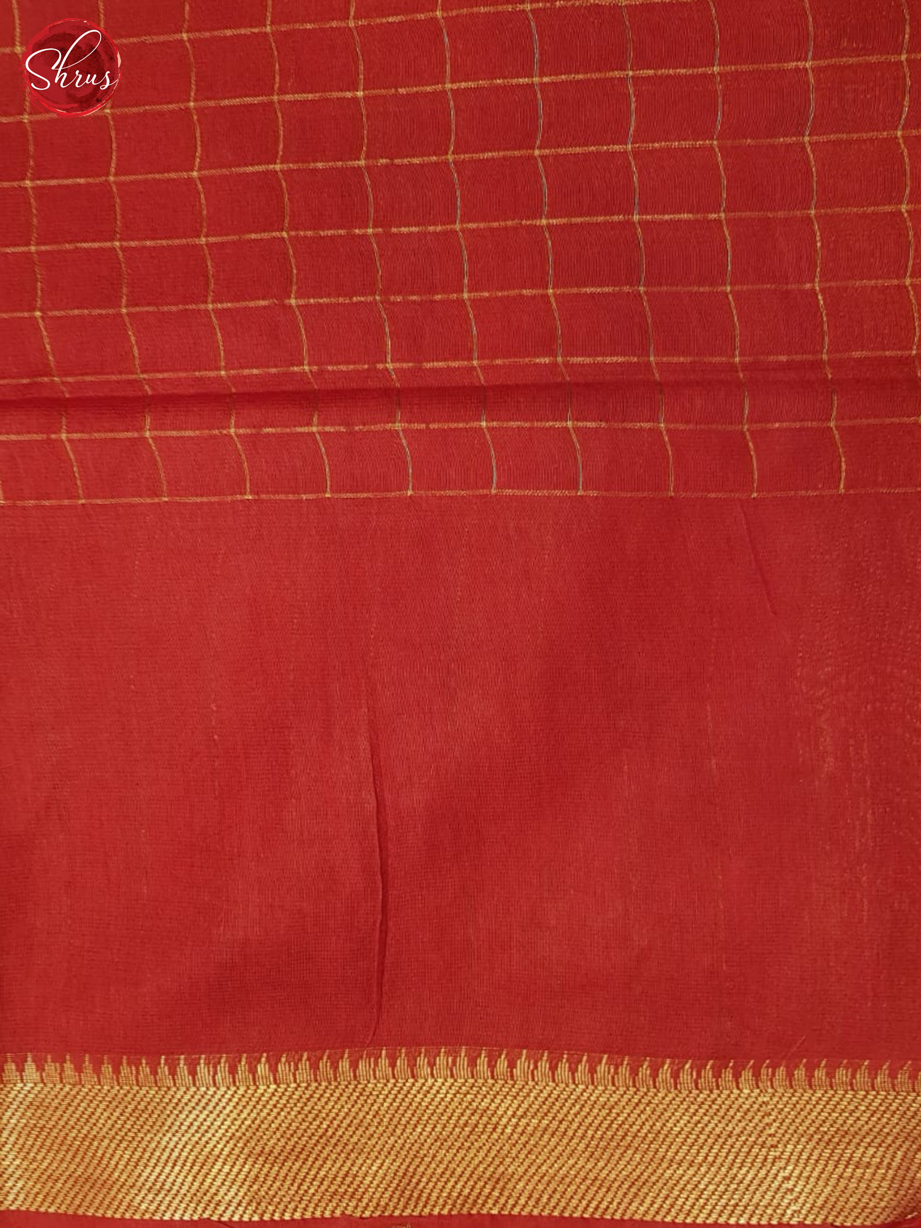 Grey And Red- Shibori Saree - Shop on ShrusEternity.com