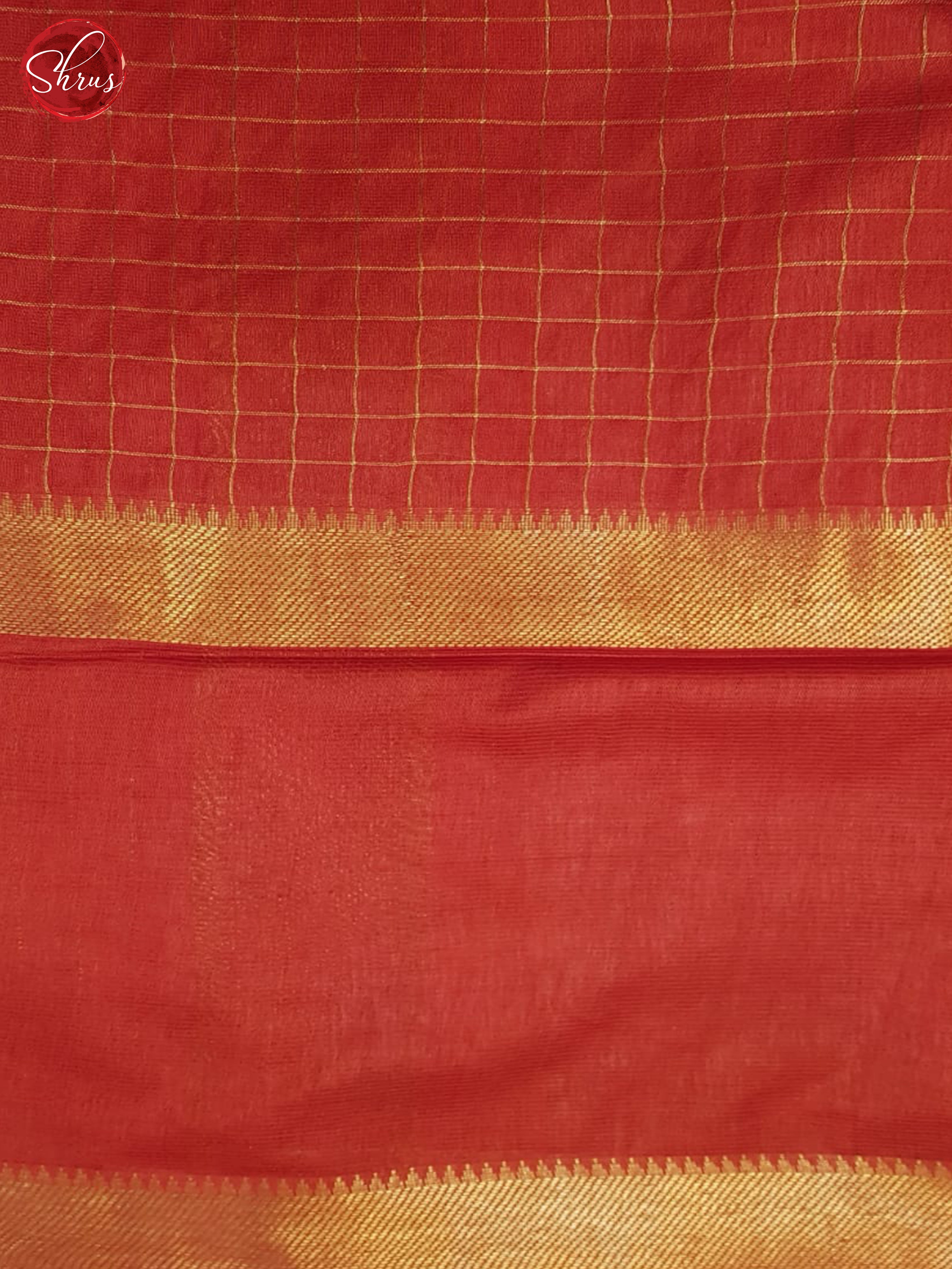 Brown And Red- Shibori Saree - Shop on ShrusEternity.com