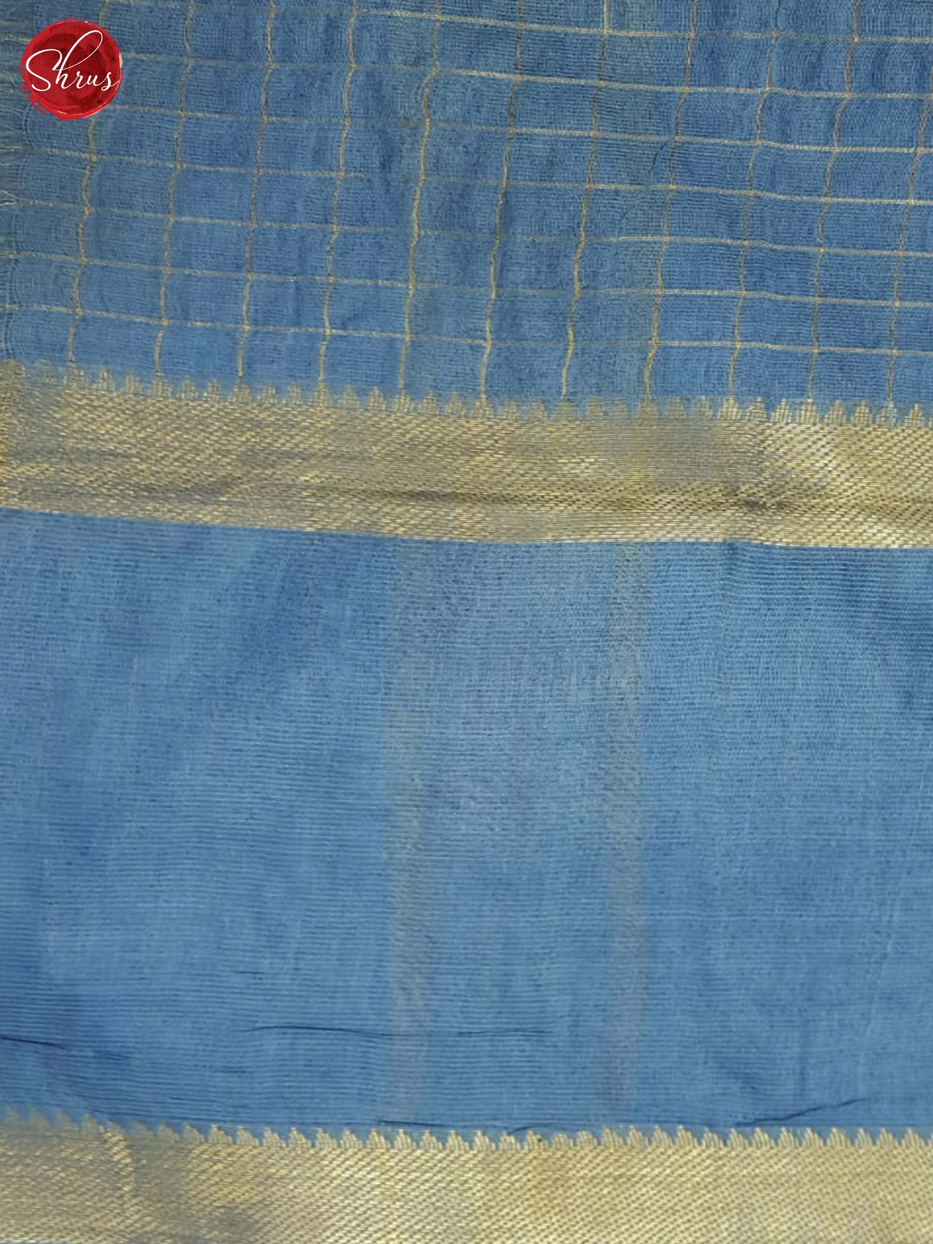 Blue & Pastel Blue - Shibori Saree - Shop on ShrusEternity.com