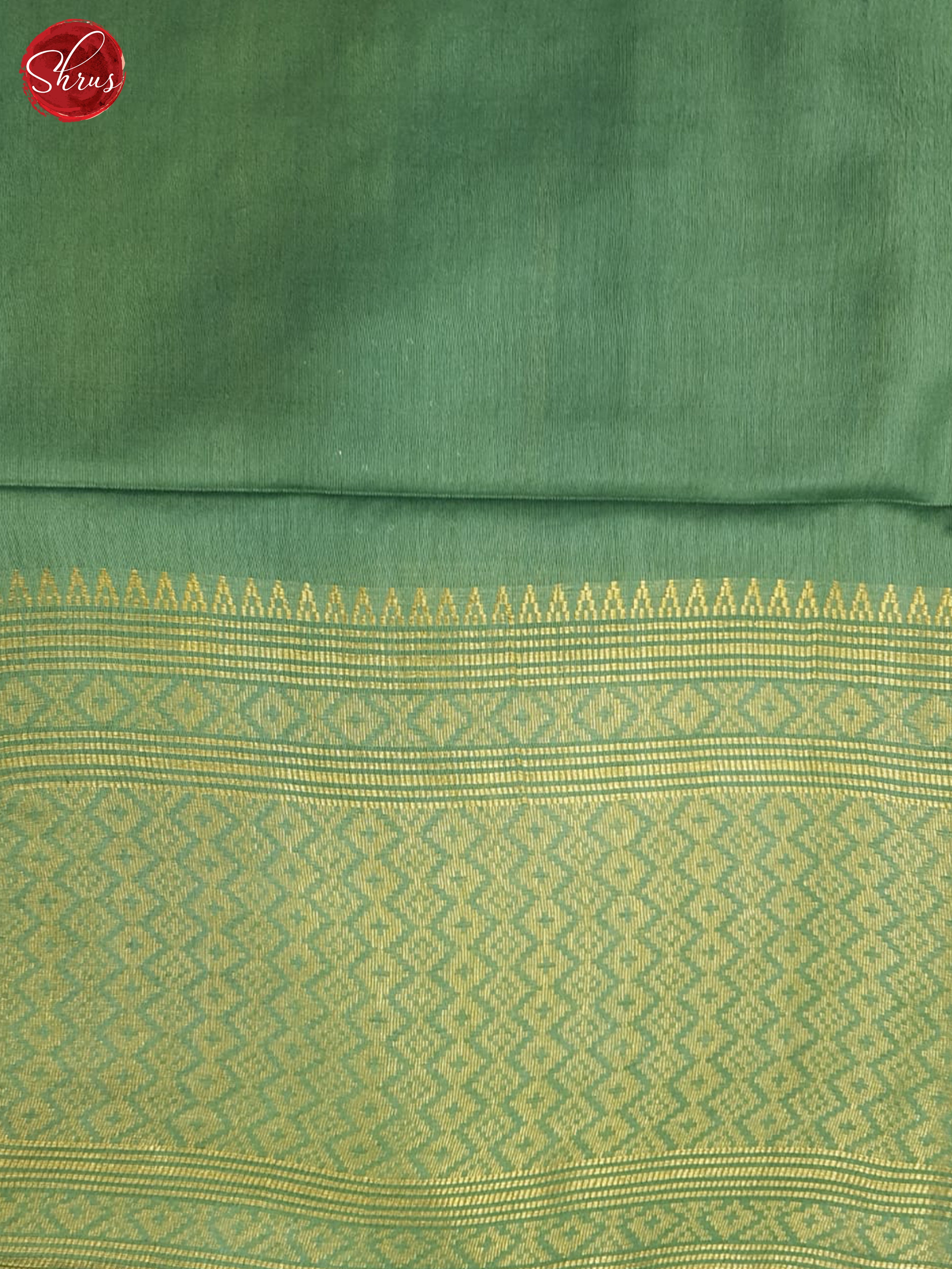 Green & Light Green -Shibori Saree - Shop on ShrusEternity.com