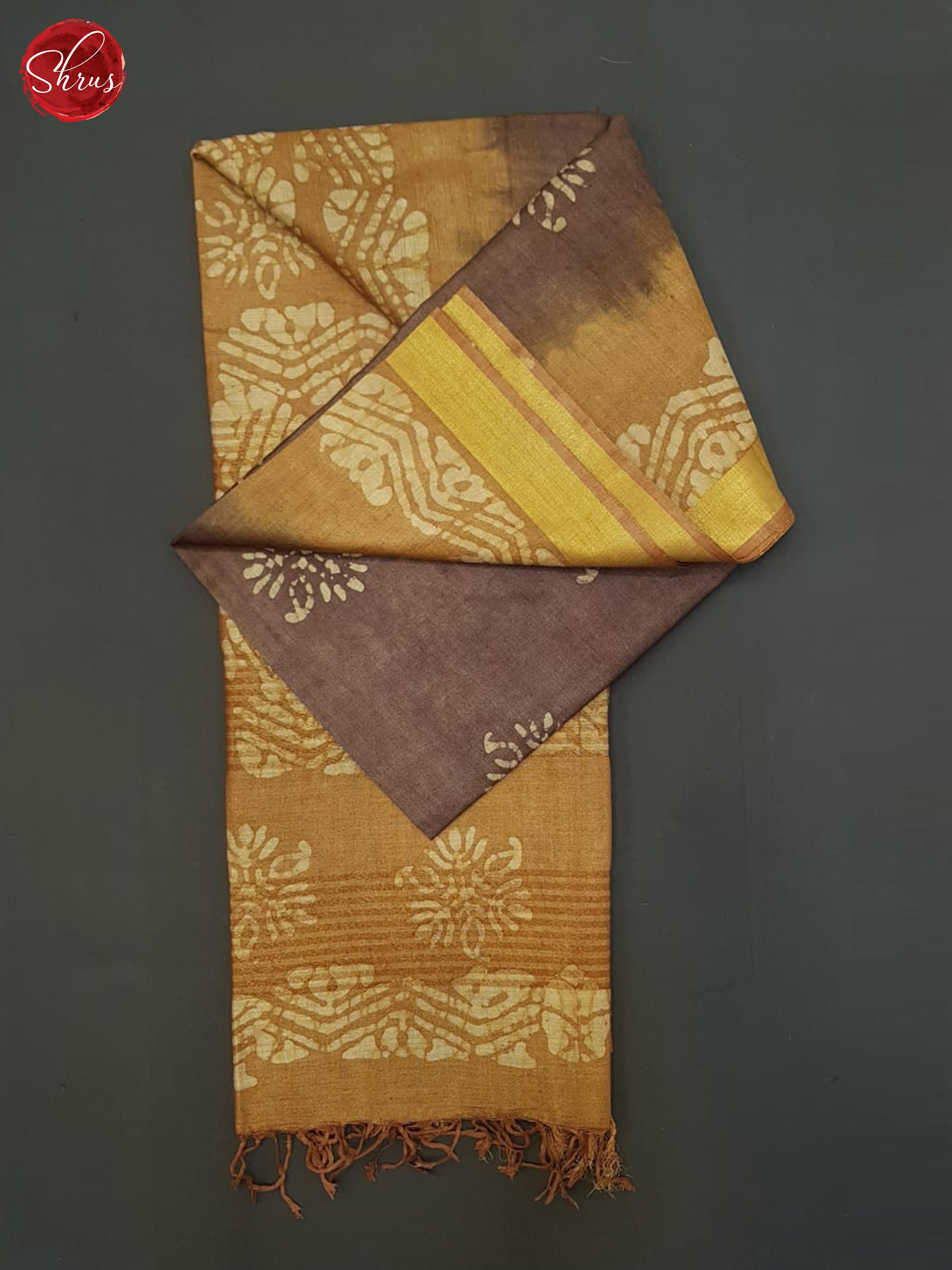 Brown And Mustard- Bhatik Saree - Shop on ShrusEternity.com