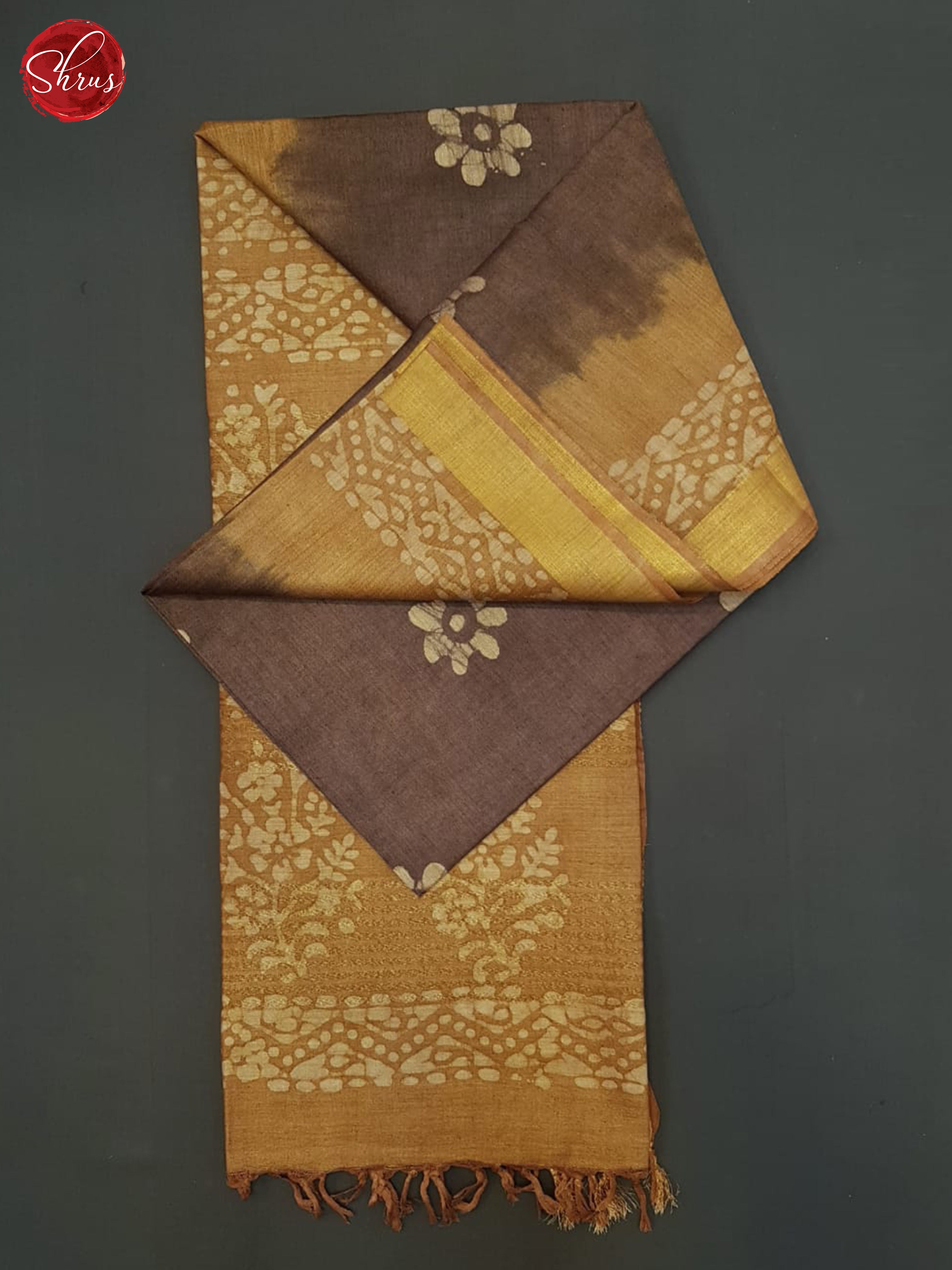 Brown And Mustard- Bhatik Saree - Shop on ShrusEternity.com