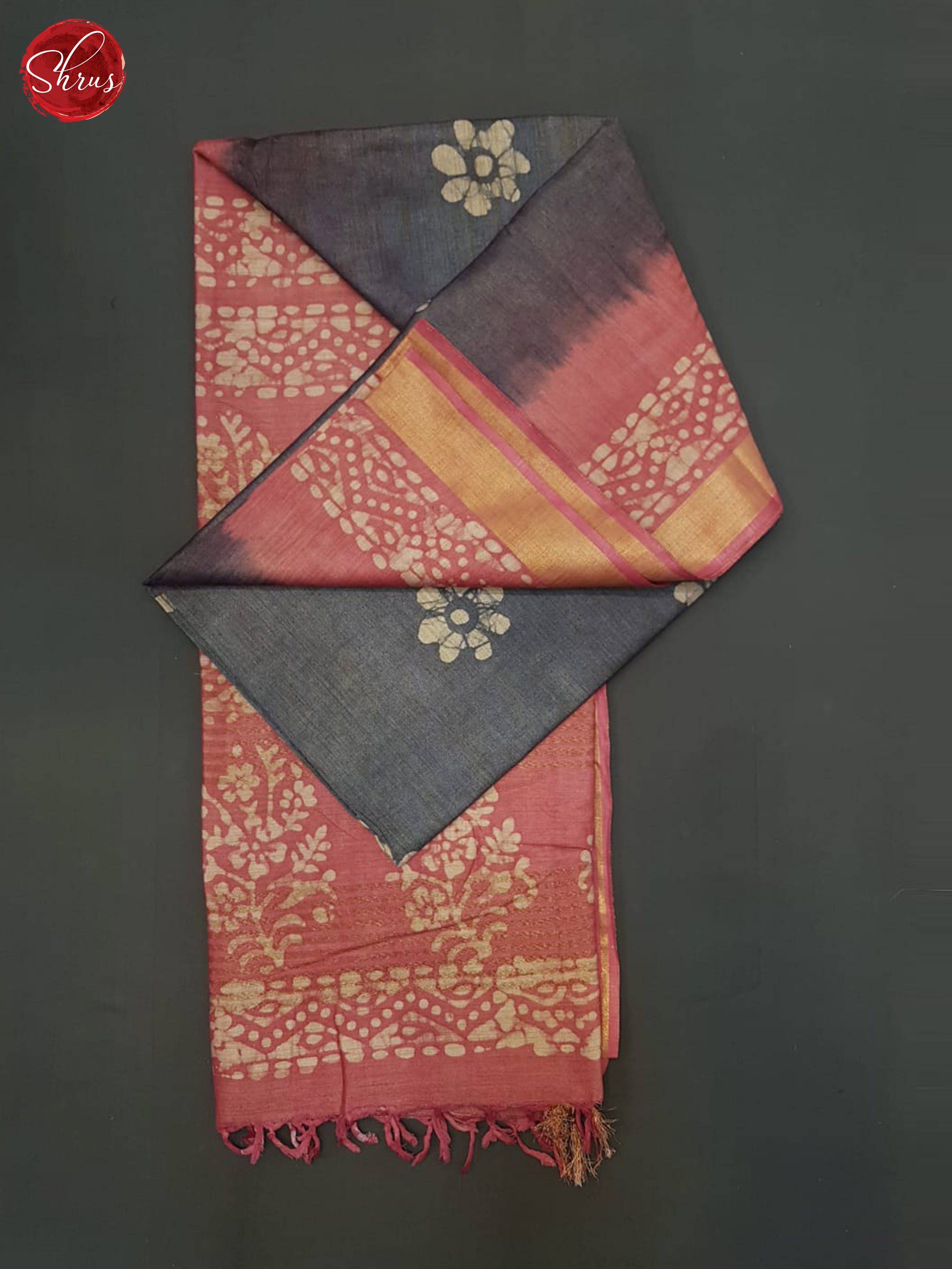 Blue And Pink- Bhatik Saree - Shop on ShrusEternity.com