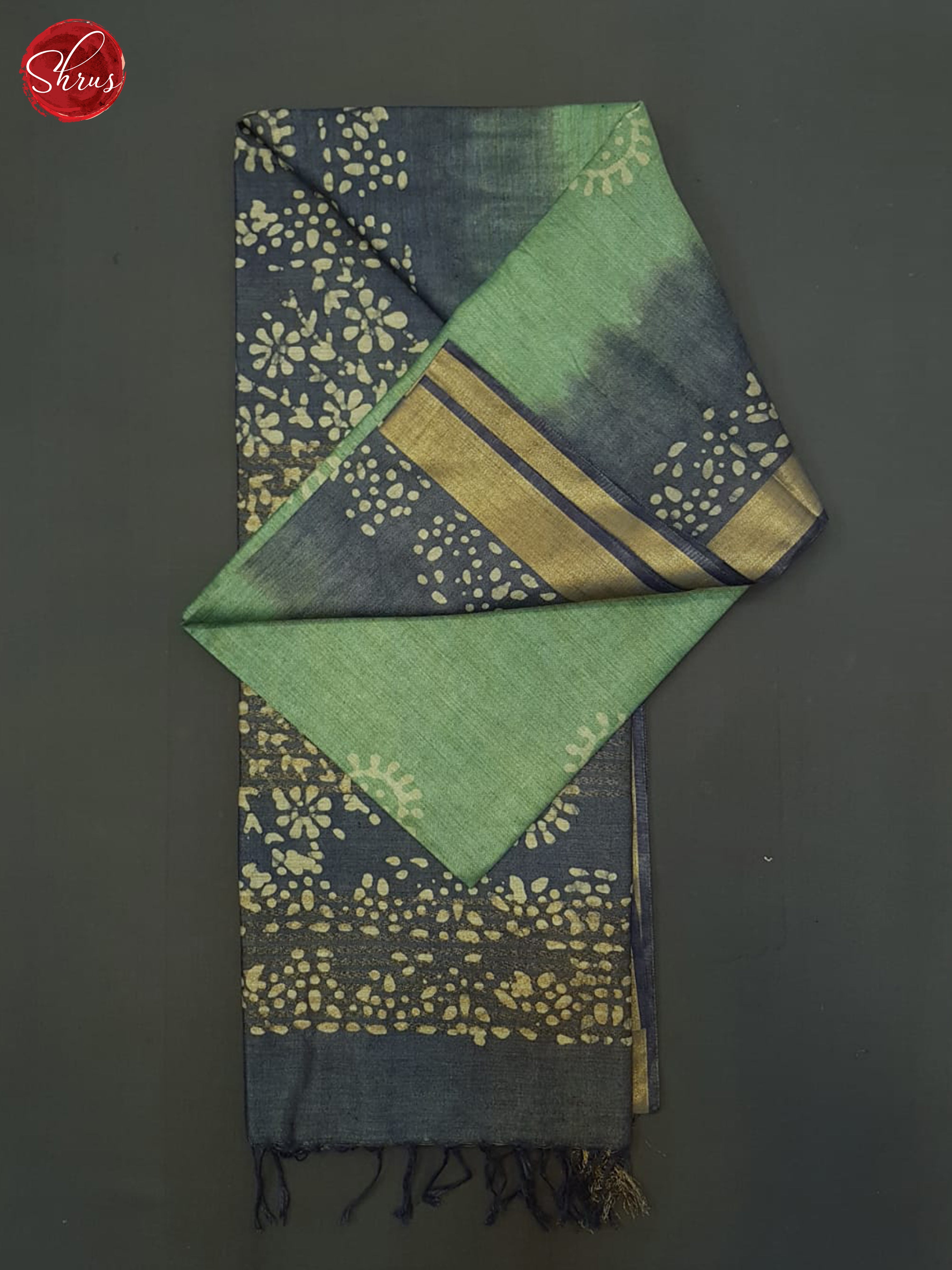 Green And Blue- Bhatik Saree - Shop on ShrusEternity.com