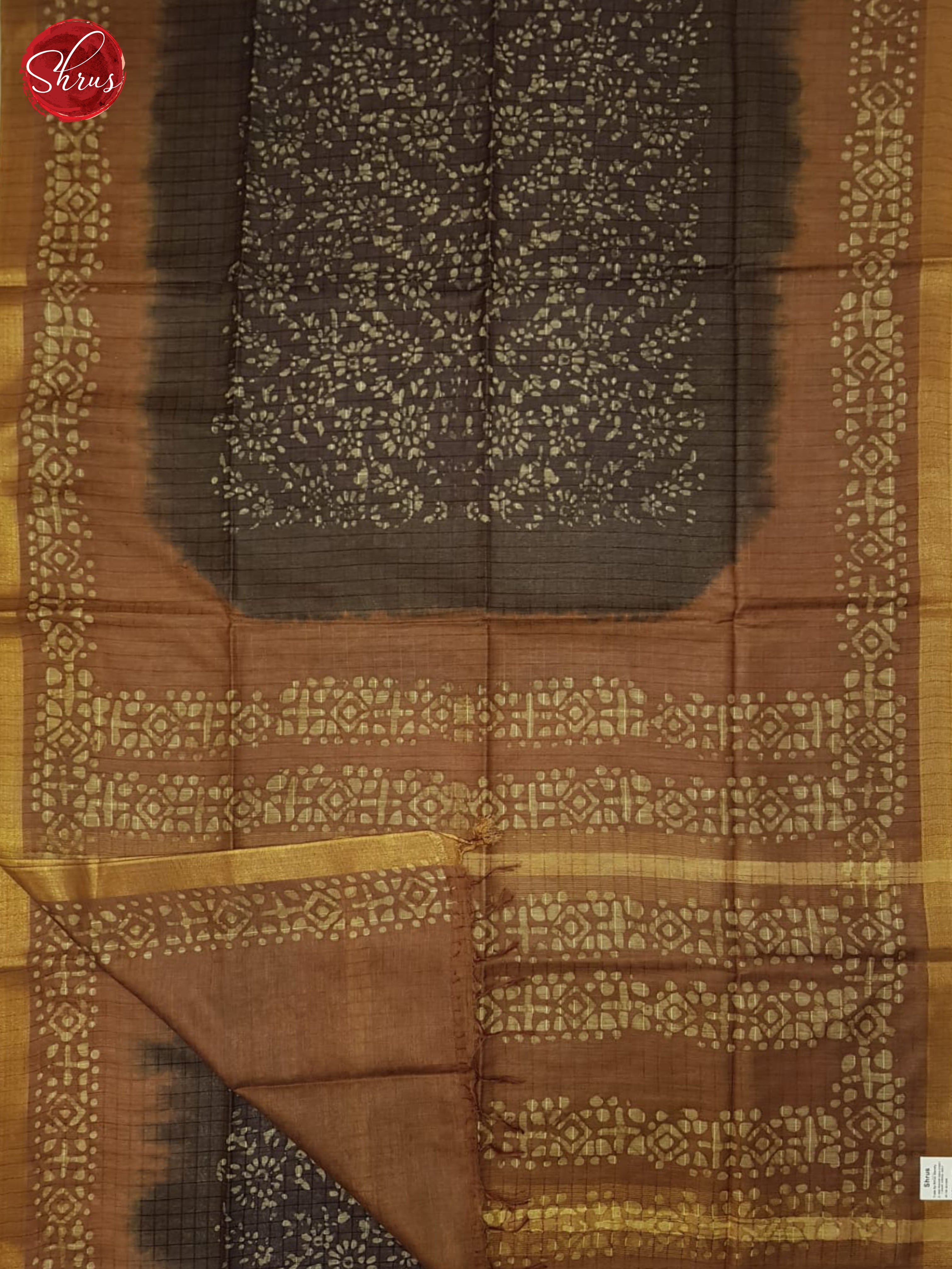 Brown And Mustard- Bhatik Saree - Shop on ShrusEternity.com