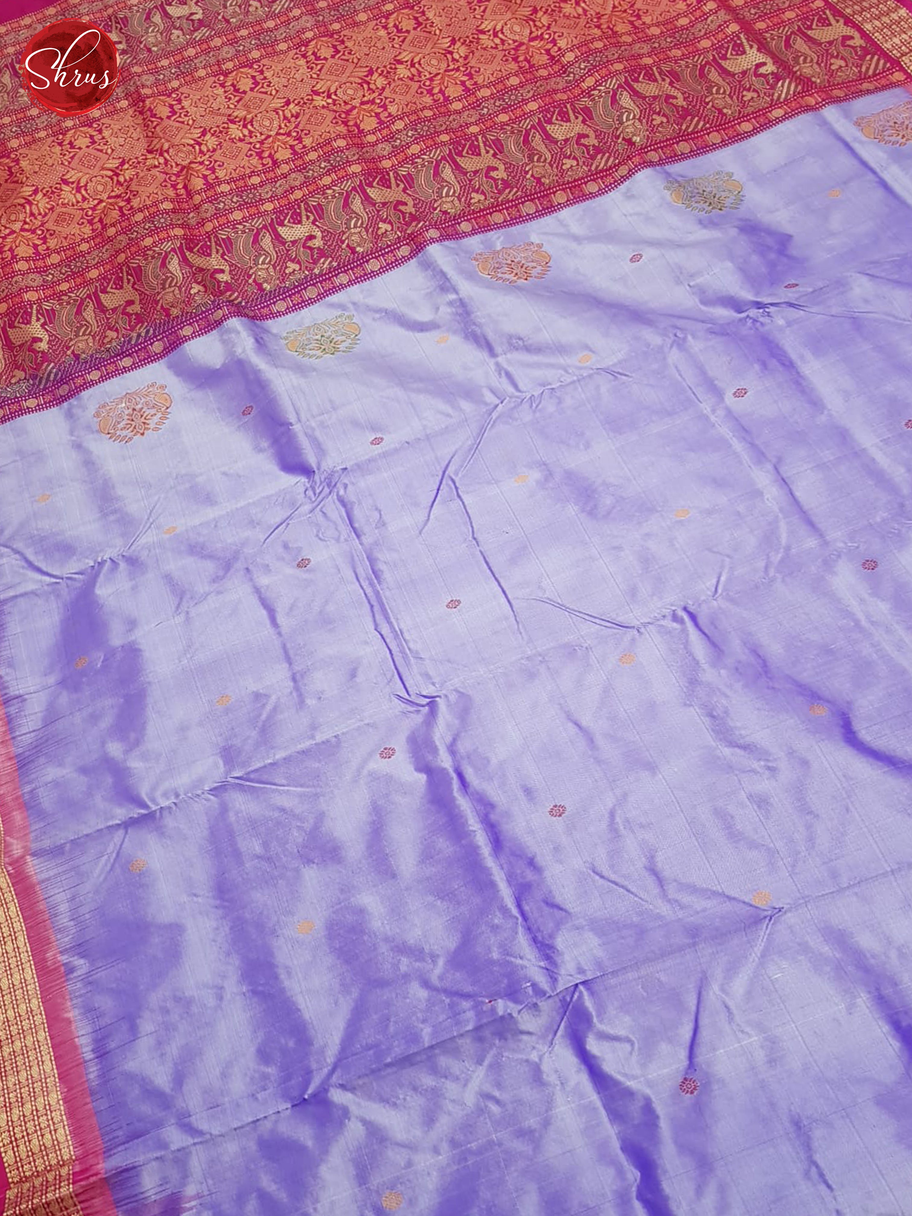 Lavender And Pink- Odhisha Sambalpuri Silk Saree - Shop on ShrusEternity.com