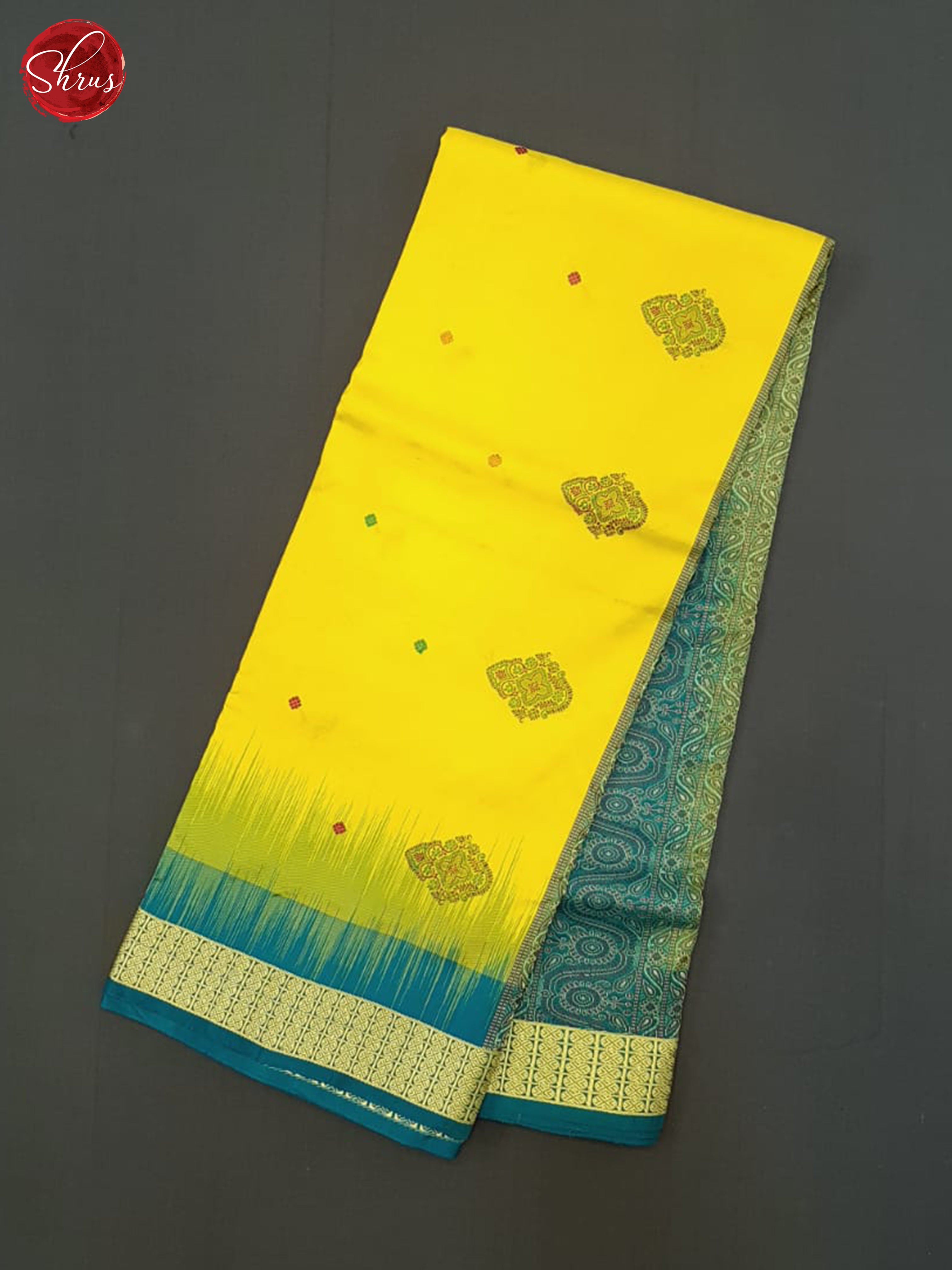 Yellow And Green- Odhisa Sambalpuri Silk saree - Shop on ShrusEternity.com