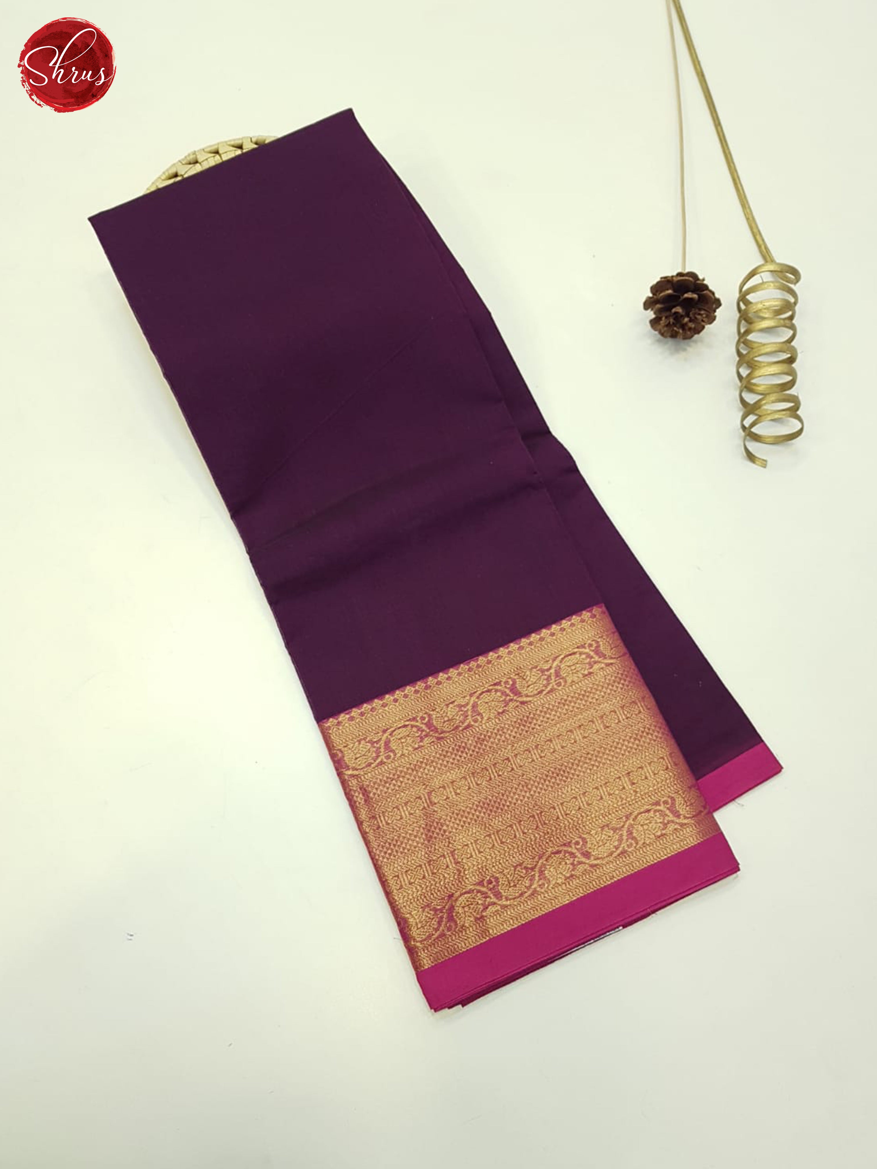 Wine And Pink- Unstitched Chettinad Cotton top - Shop on ShrusEternity.com