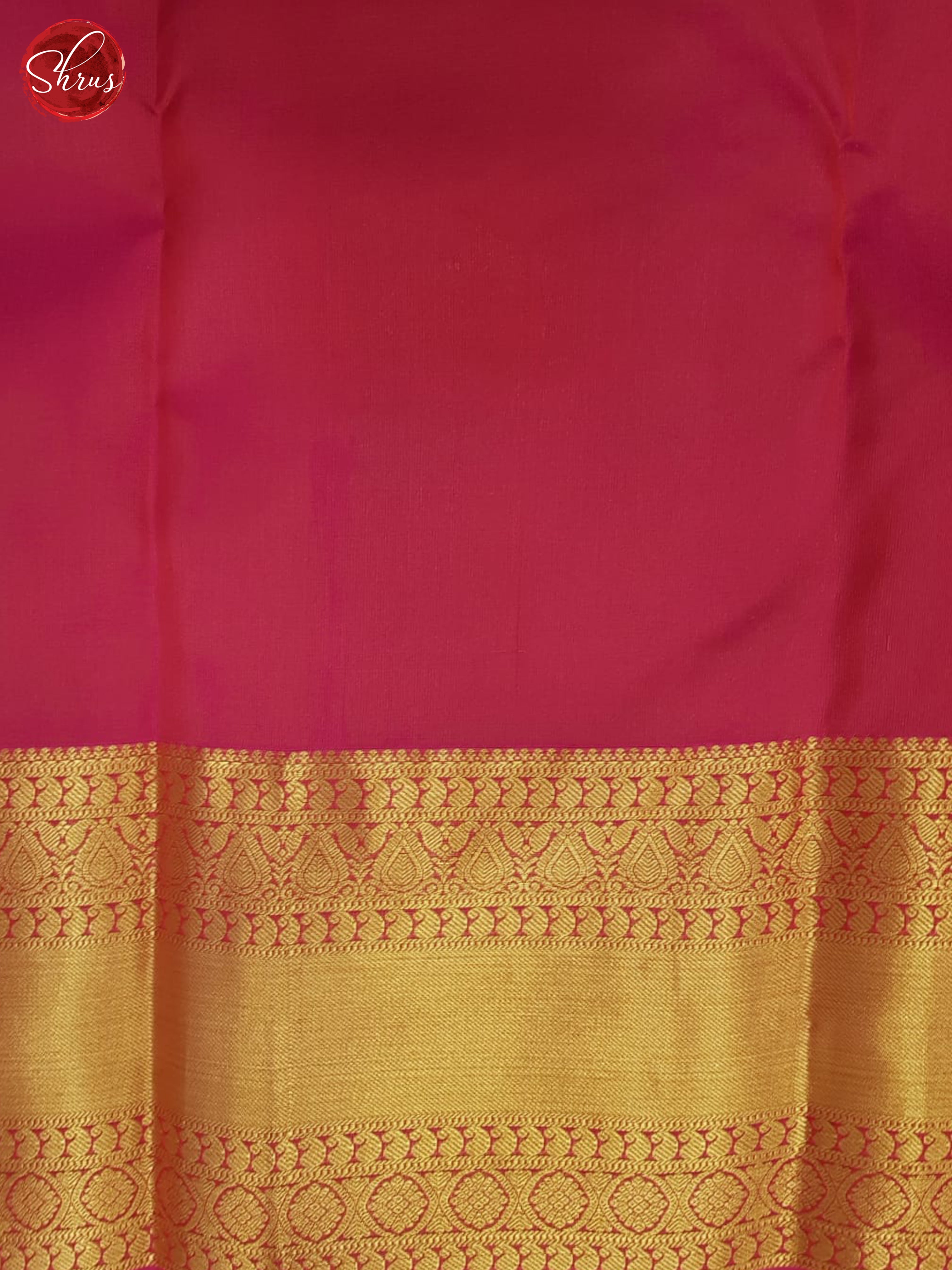 Orange And Pink- Kanchipuram Half-pure   Saree - Shop on ShrusEternity.com