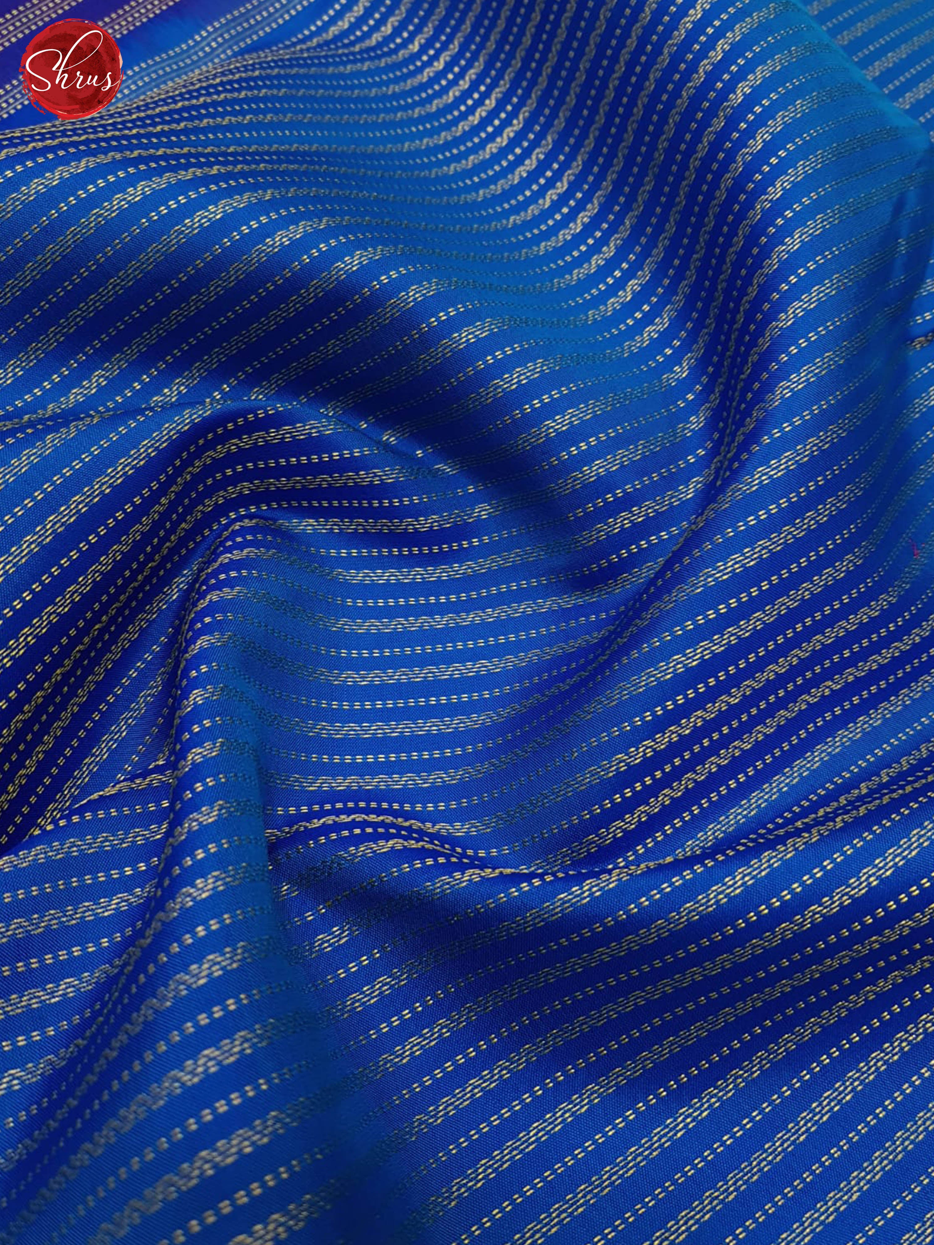 Blue And Purple - Kanchipuram silk Saree - Shop on ShrusEternity.com