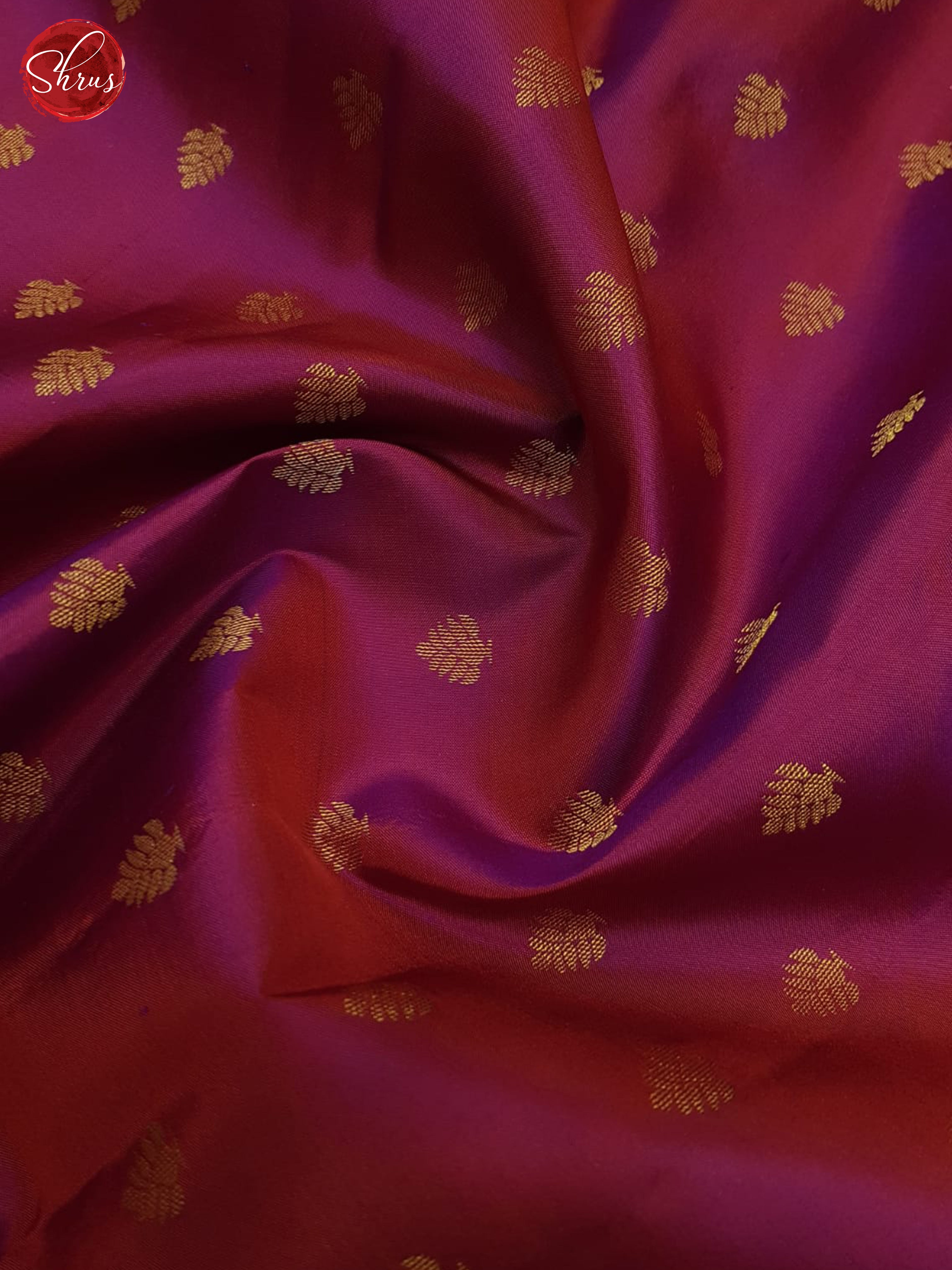 Merchanta Pink And Blue - Kanchipuram silk Saree - Shop on ShrusEternity.com