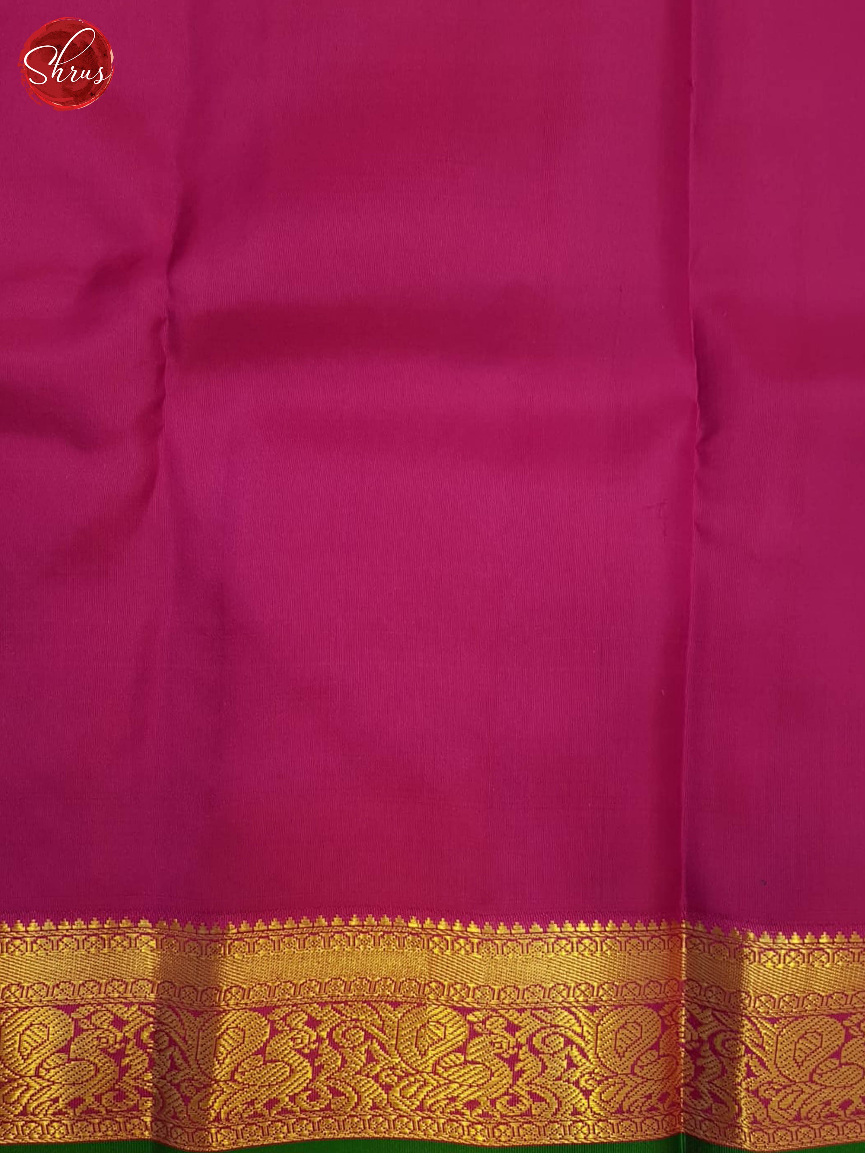 Blue And Pink - Kanchipuram silk Saree - Shop on ShrusEternity.com