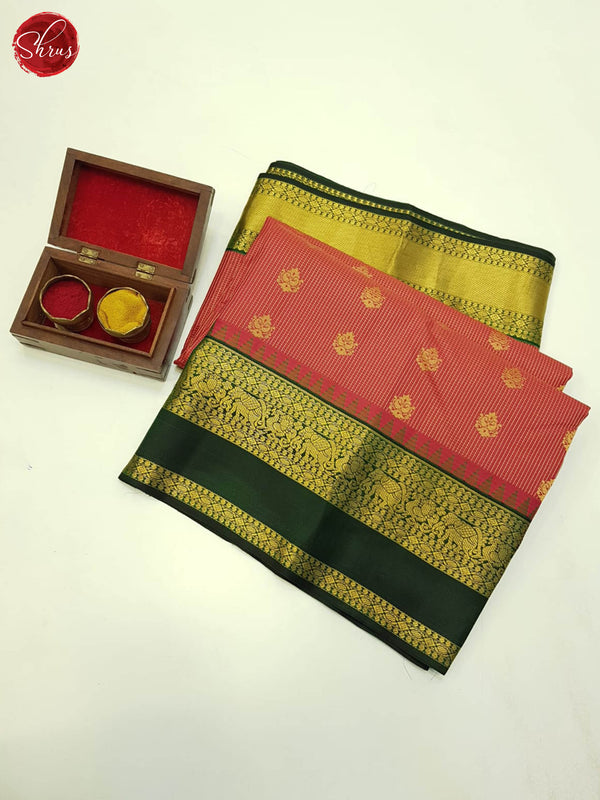 Red And Green - Kanchipuram silk Saree