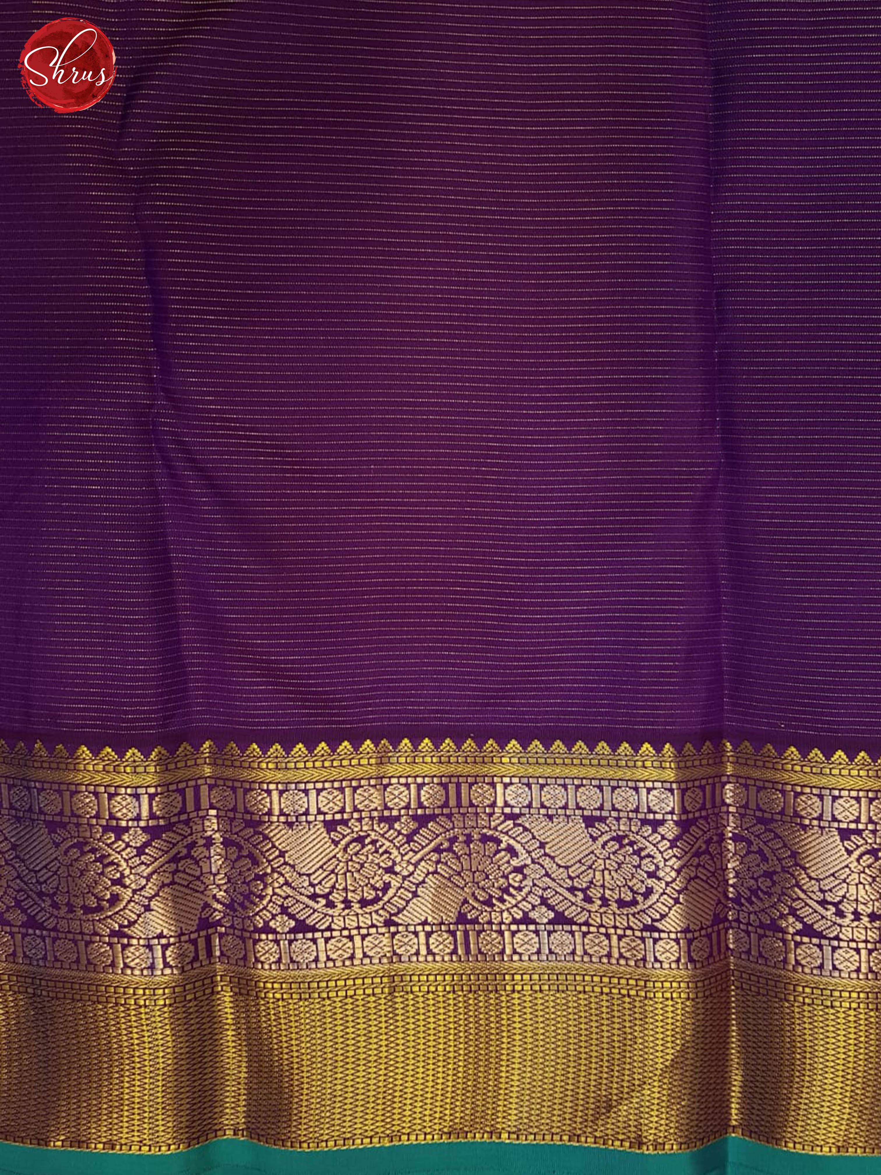 Green And Wine - Kanchipuram silk Saree - Shop on ShrusEternity.com