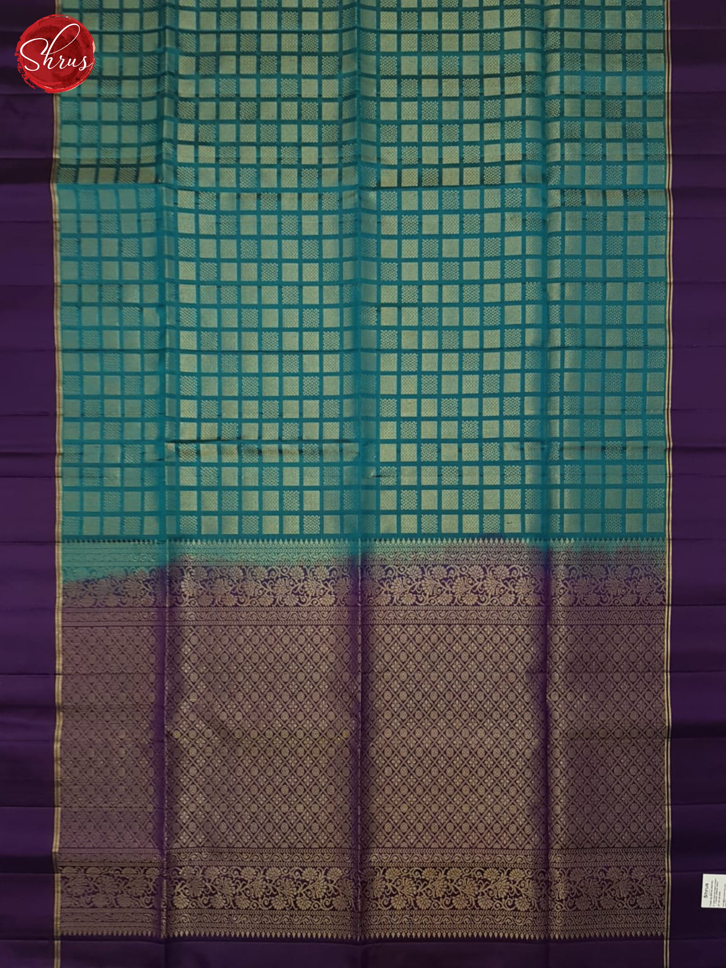 Blue And Purple - Soft Silk Saree - Shop on ShrusEternity.com