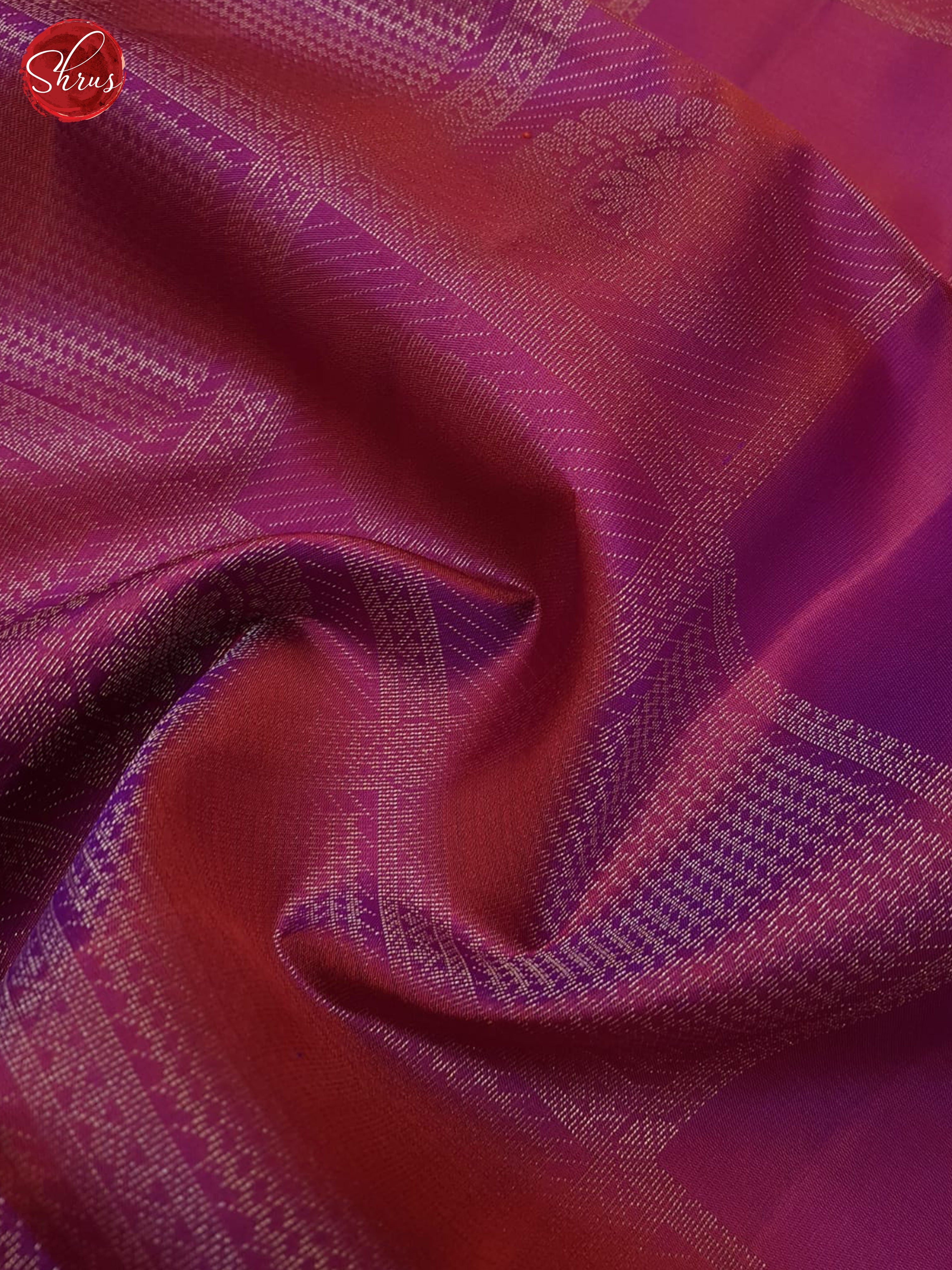 Purple And Blue - Soft Silk Saree - Shop on ShrusEternity.com