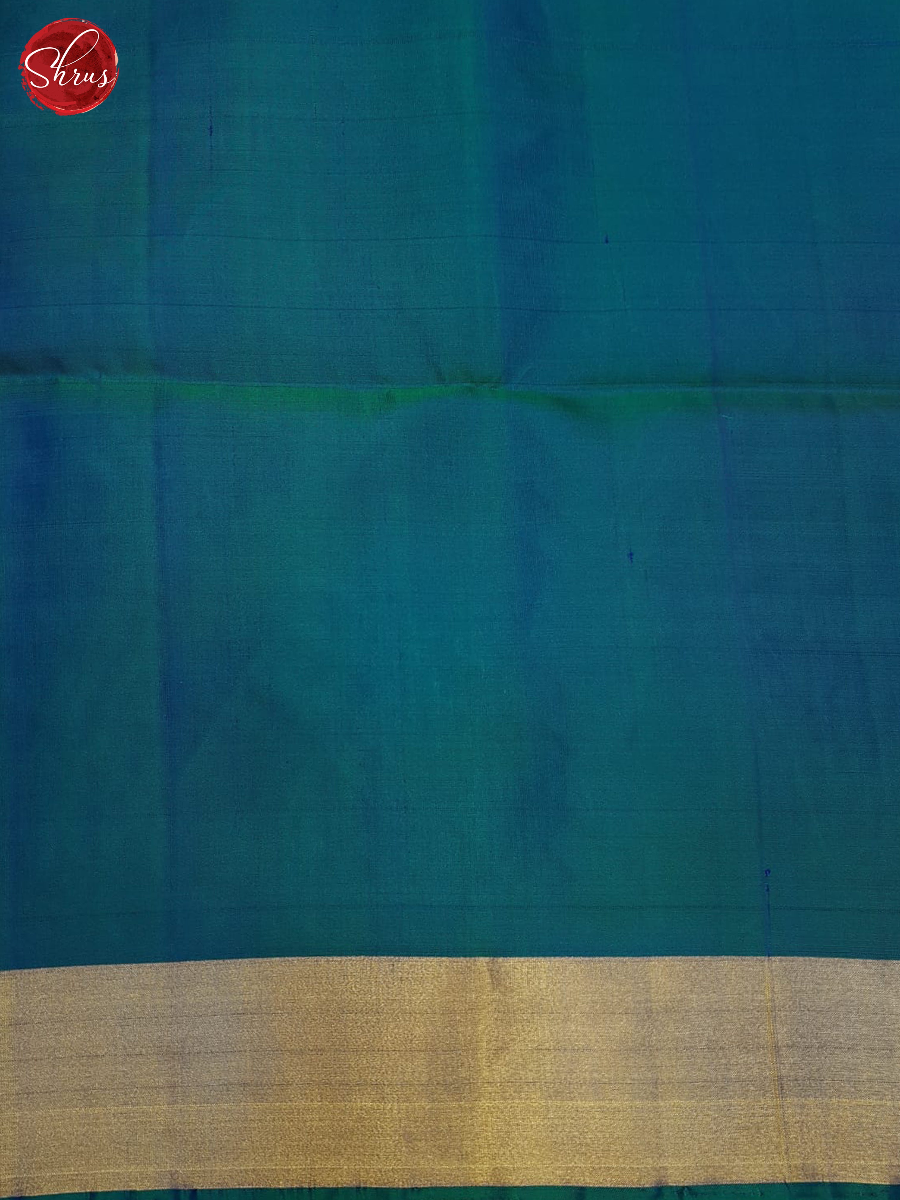Beige And Blue- soft silk saree - Shop on ShrusEternity.com