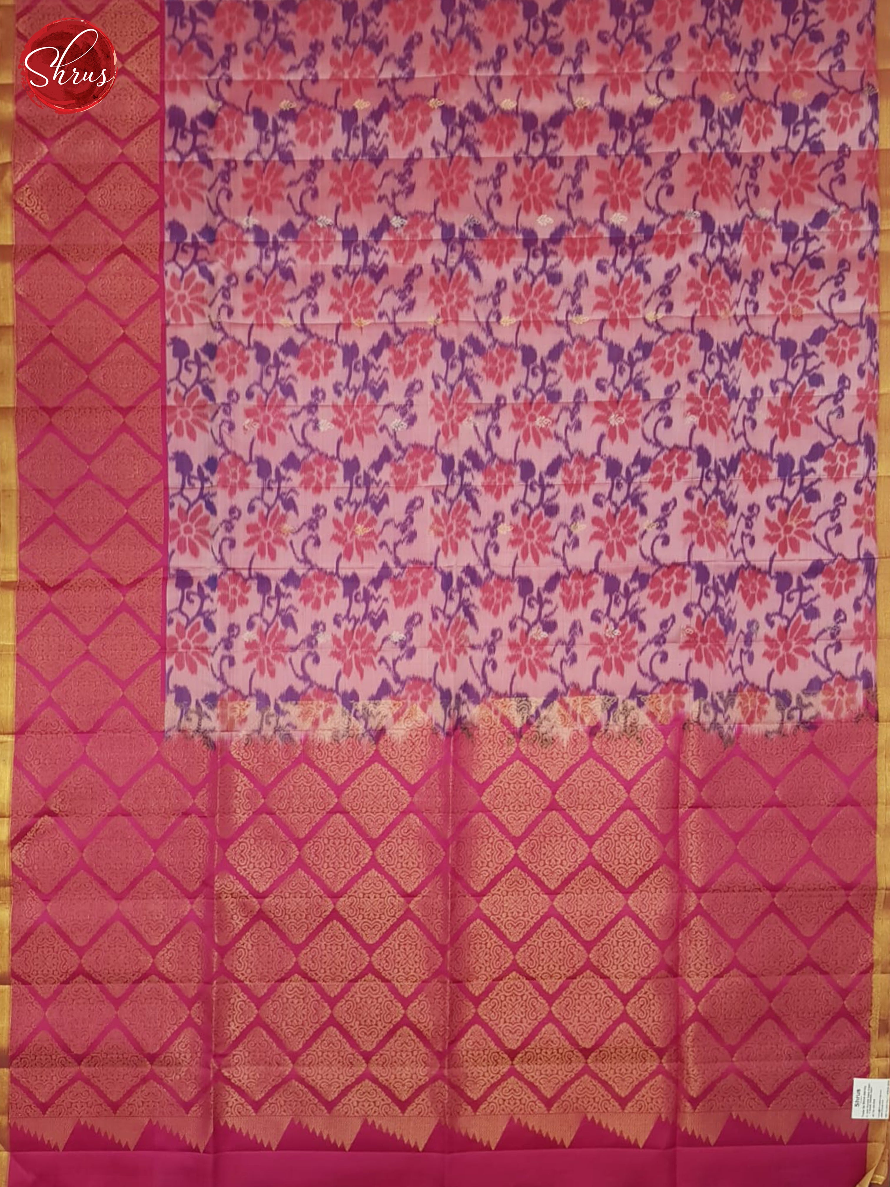 Dusty Pink & Pink - Soft Silk Saree - Shop on ShrusEternity.com