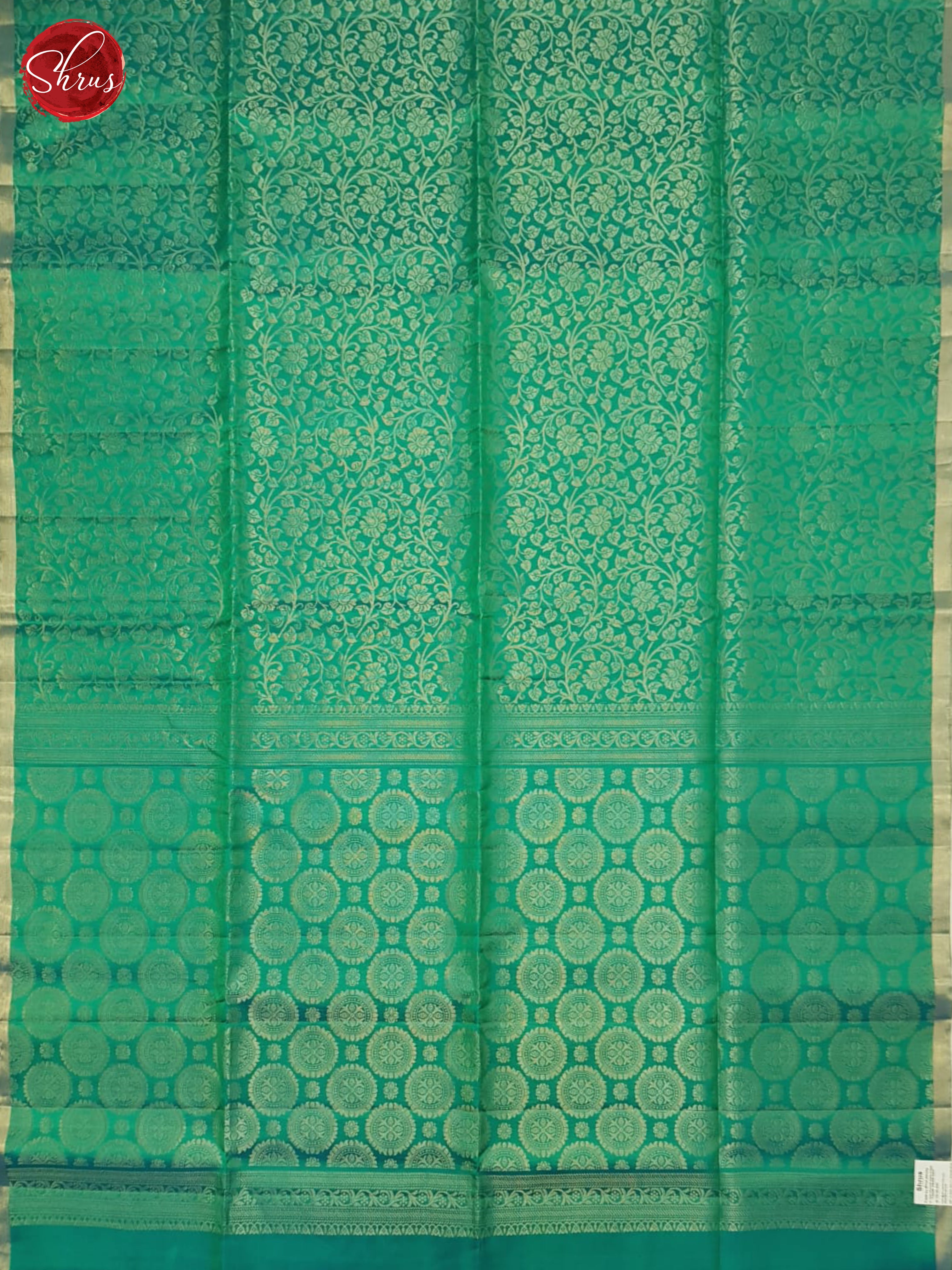 Green(Single Tone)- Soft Silk Saree - Shop on ShrusEternity.com