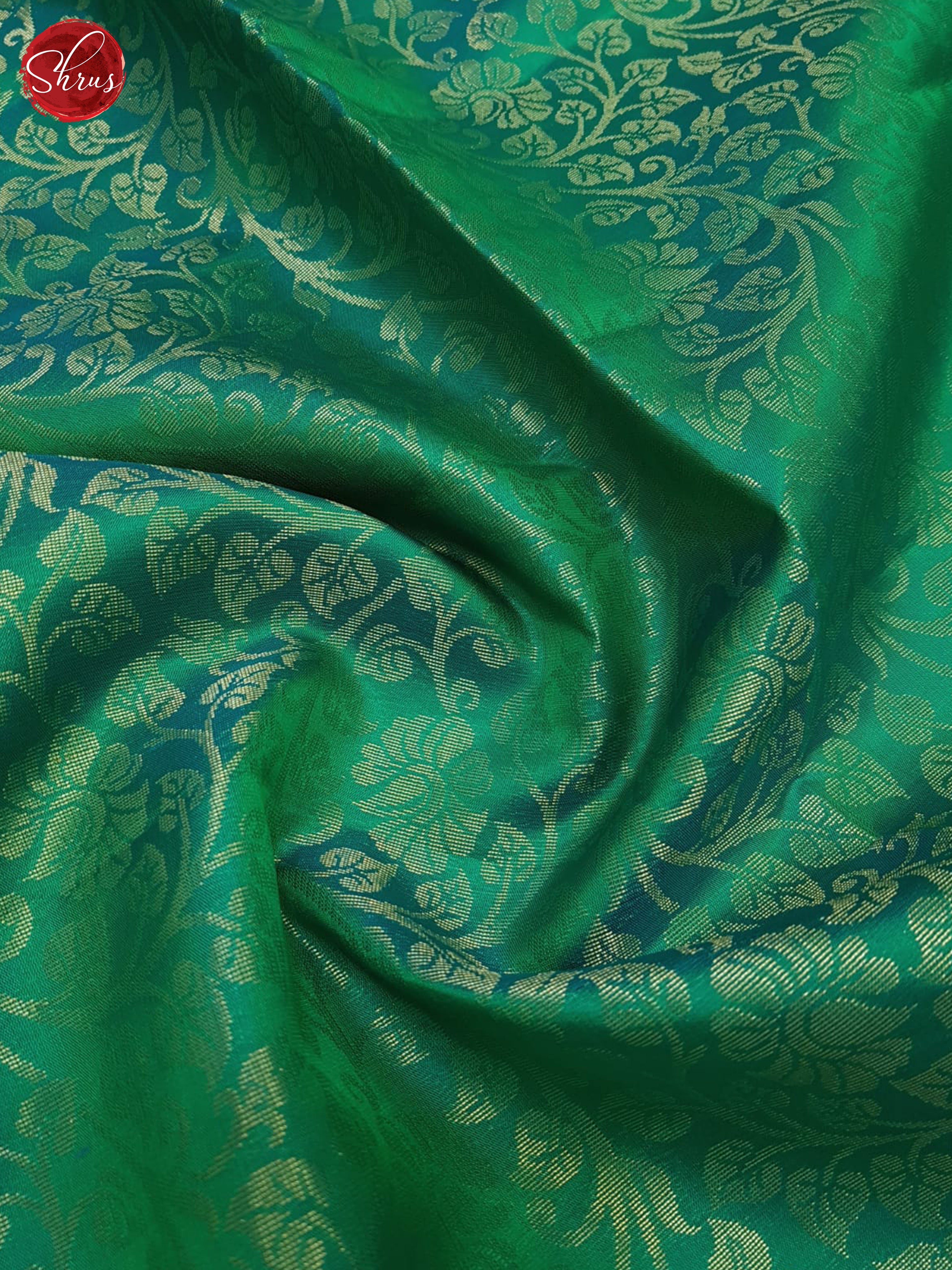 Green(Single Tone)- Soft Silk Saree - Shop on ShrusEternity.com