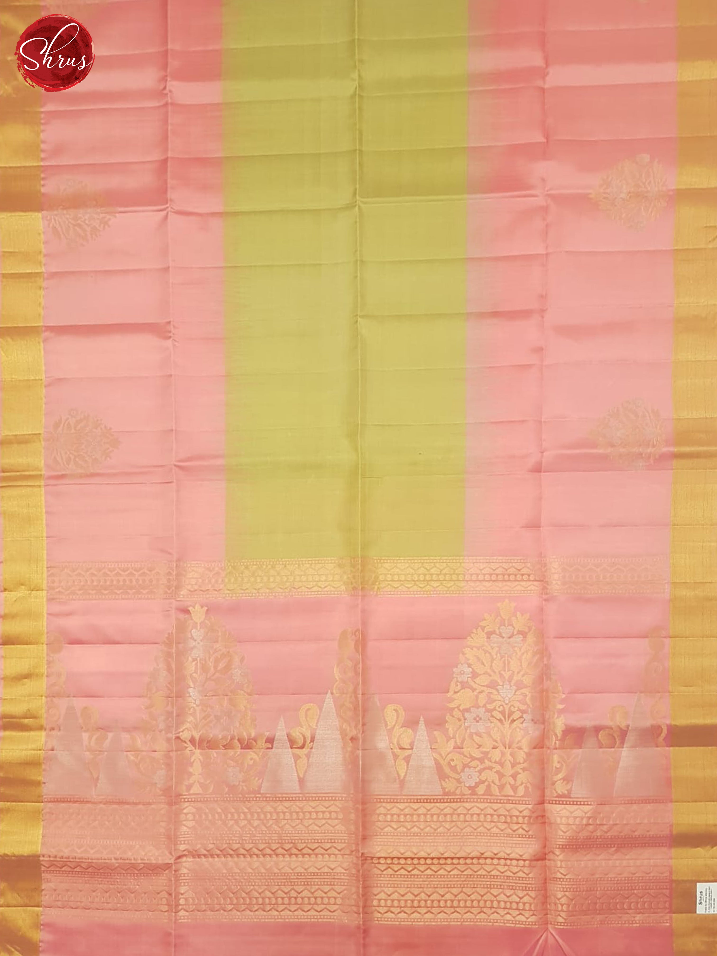 Green & Pink - Soft Silk Saree - Shop on ShrusEternity.com