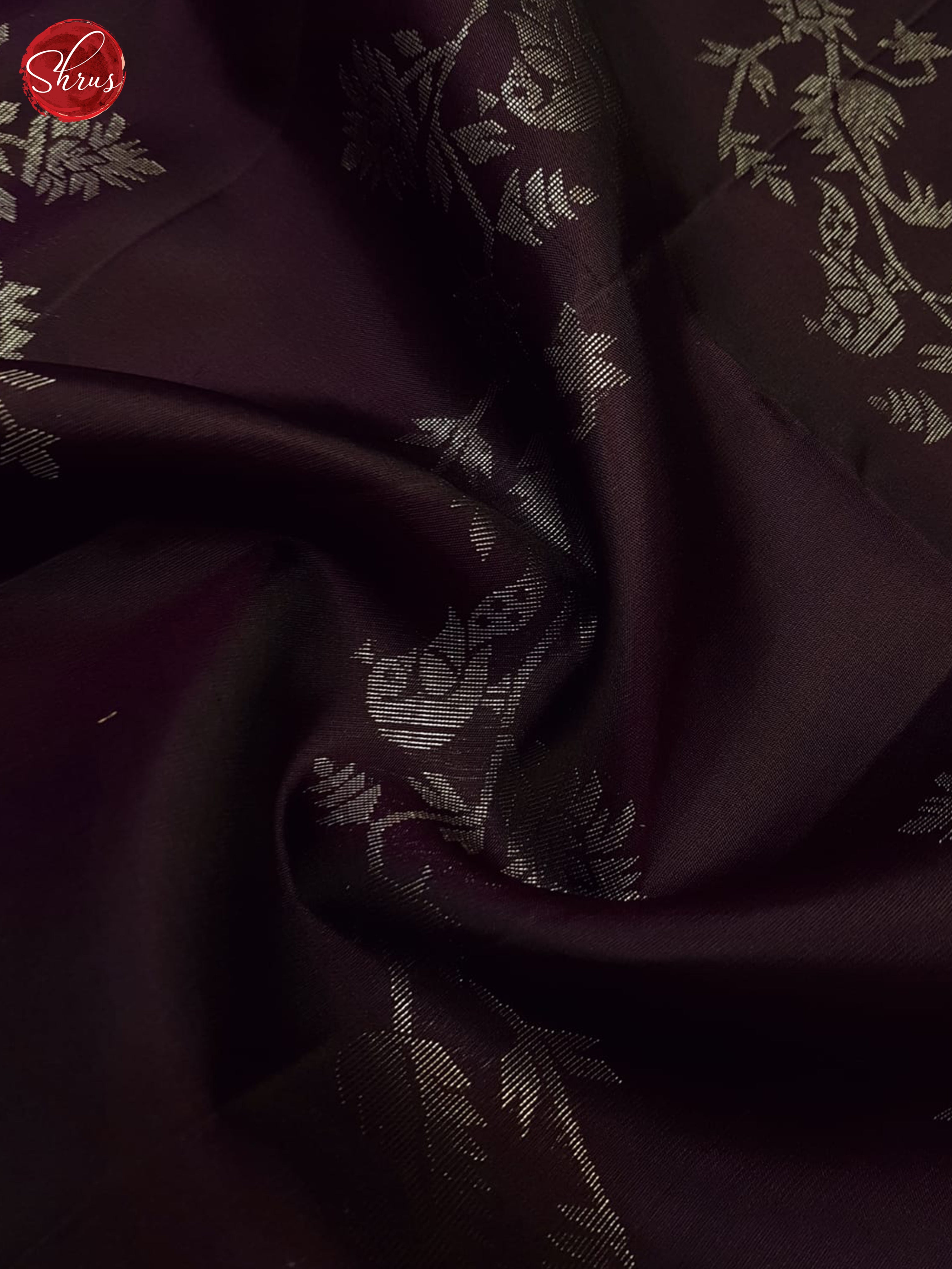 Brown & Blue - Soft Silk Saree - Shop on ShrusEternity.com