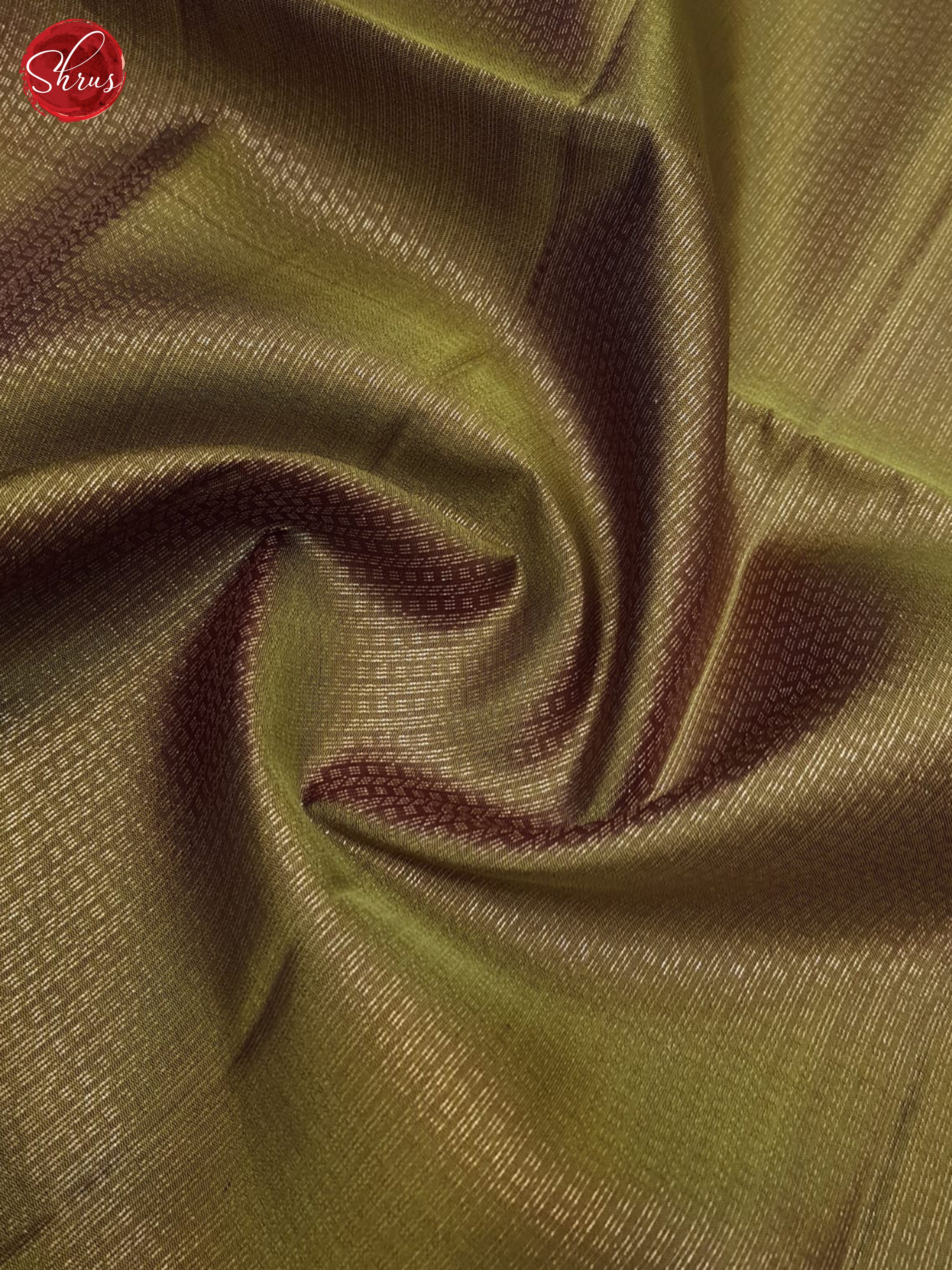 Mehandi Green & Maroon- Soft Silk Saree - Shop on ShrusEternity.com